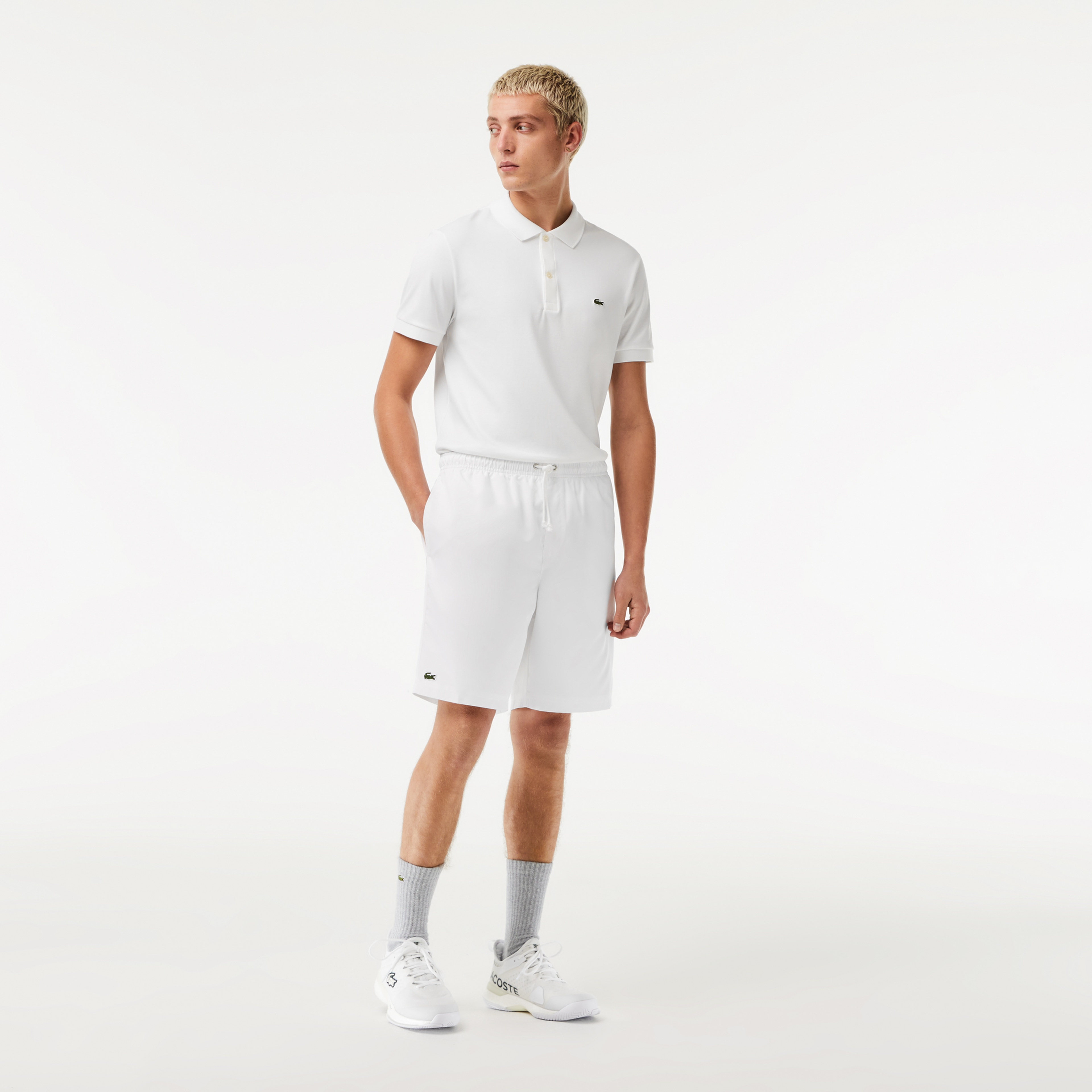 Lacoste Erkek Classic Fit Beyaz Şort