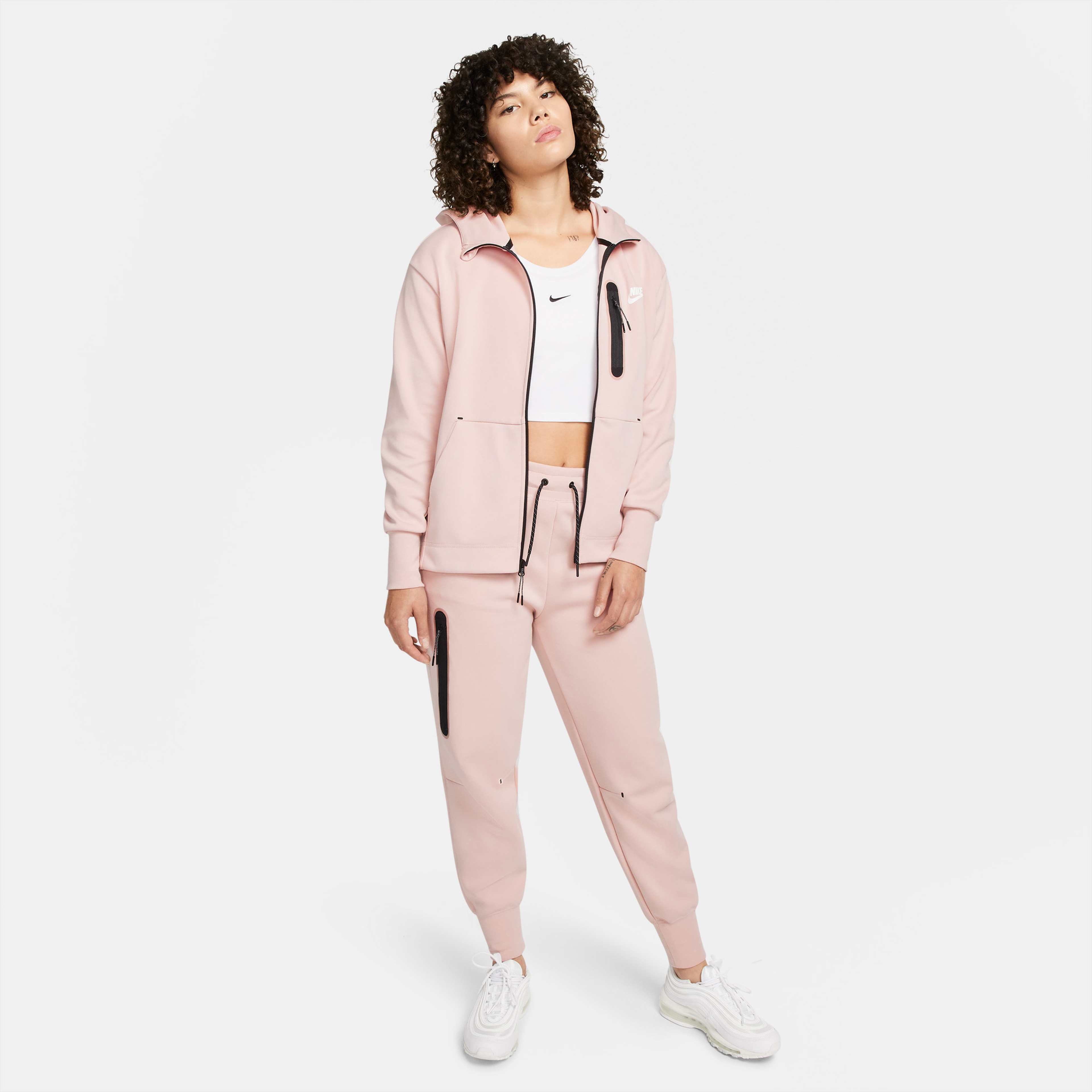 Nike Sportswear Tech Fleece Kadın Pembe Eşofman Altı