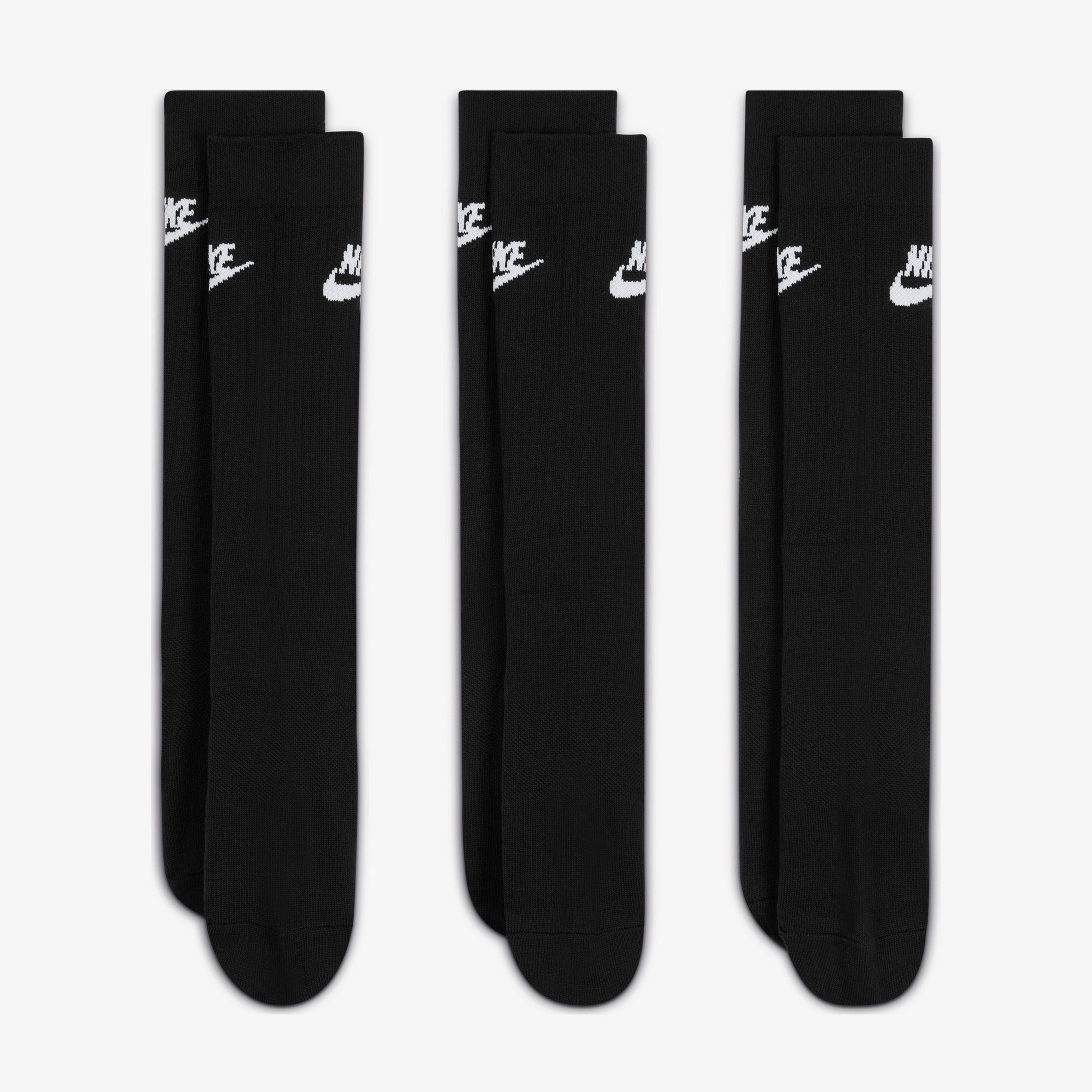 Nike Sportswear Everyday Essentials Crew Unisex Siyah Çorap