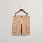 Gant Erkek Bej Relaxed Fit Kargo Şort