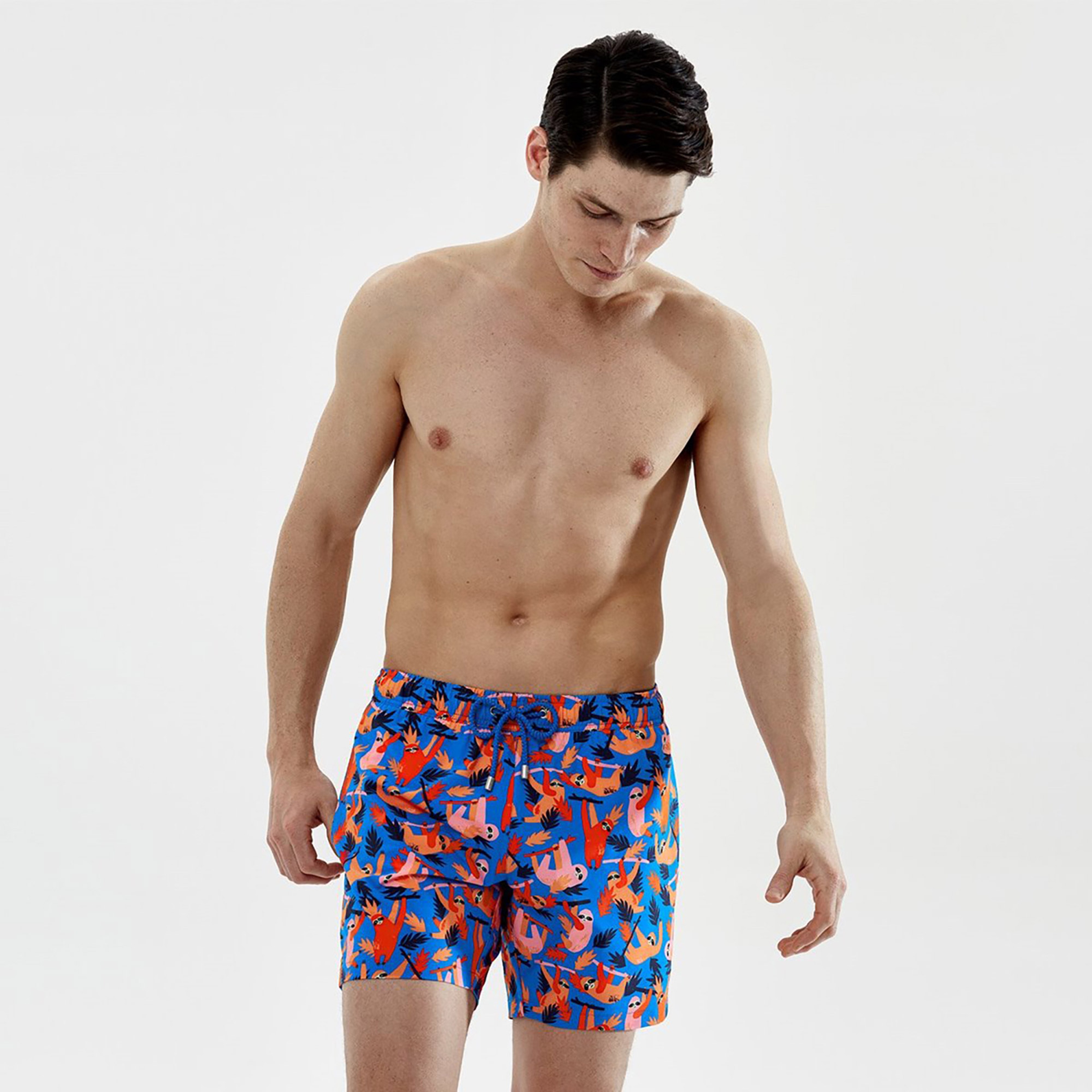 Bluemint Arthus Stretch II Erkek Mavi Mayo Şort