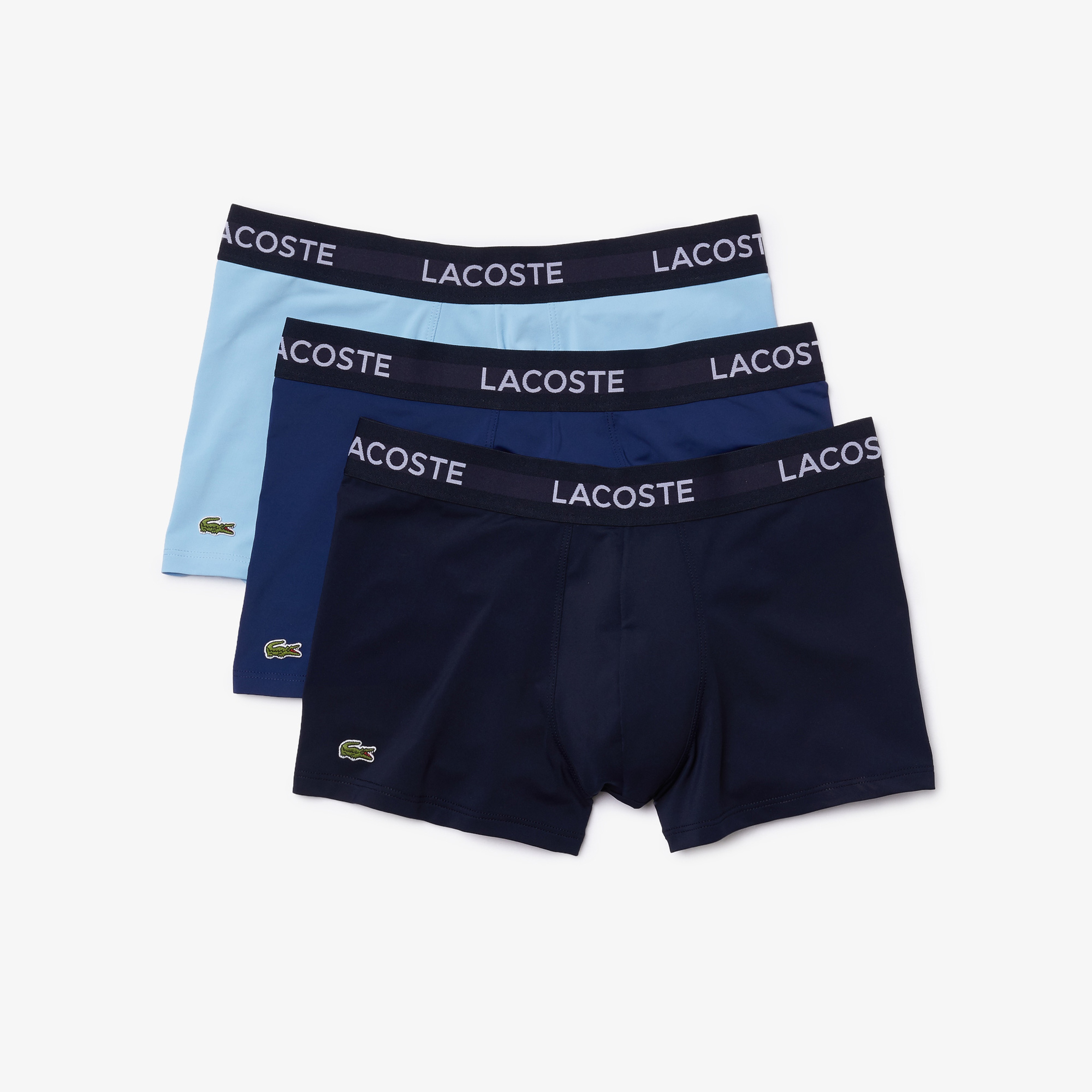 Lacoste Erkek 3'Lü Lacivert Boxer