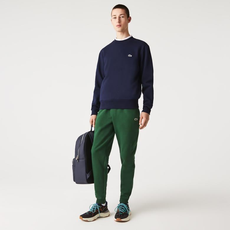 Erkek Classic Fit Bisiklet Yaka Lacivert Sweatshirt
