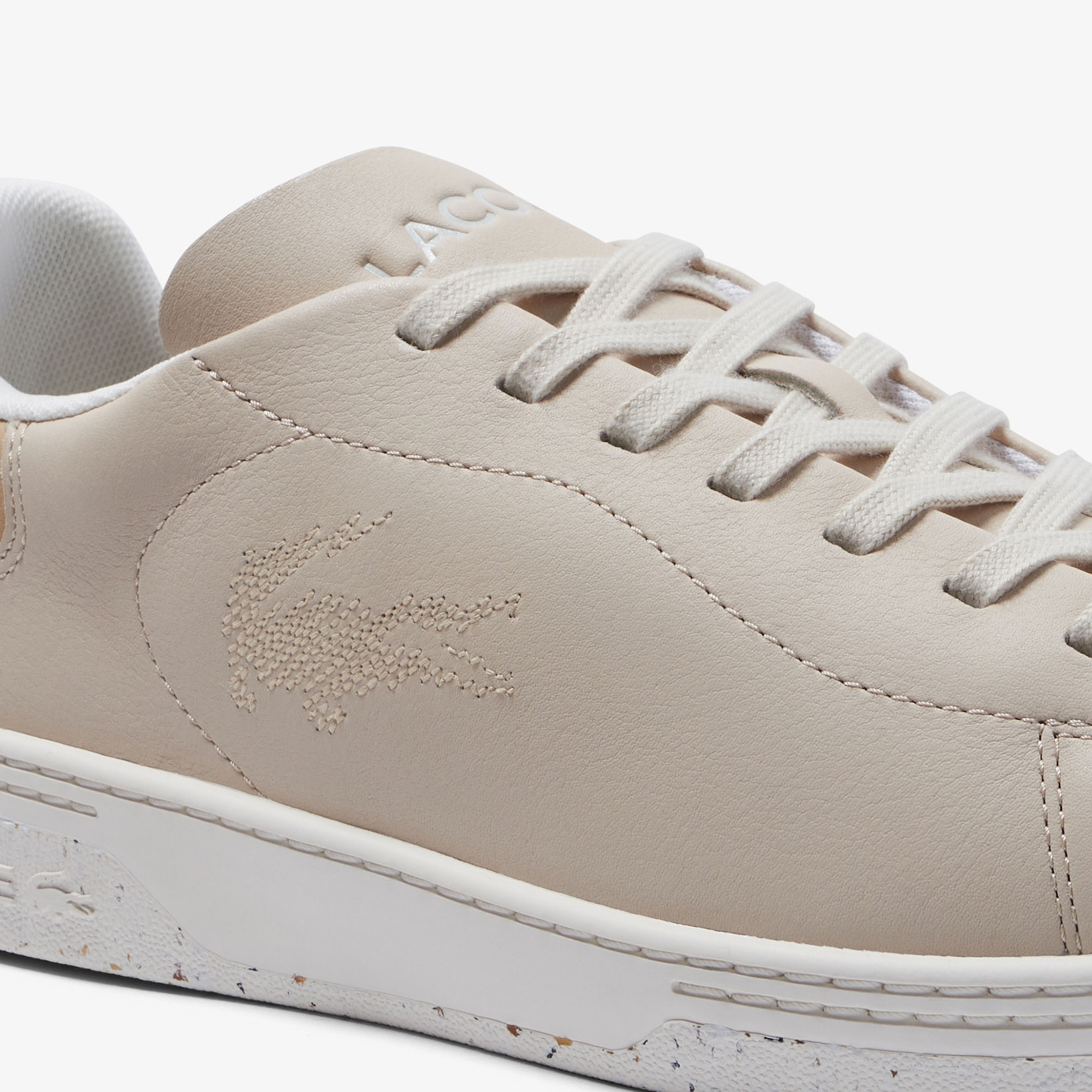 Lacoste Court Zero Erkek Deri Bej Sneaker