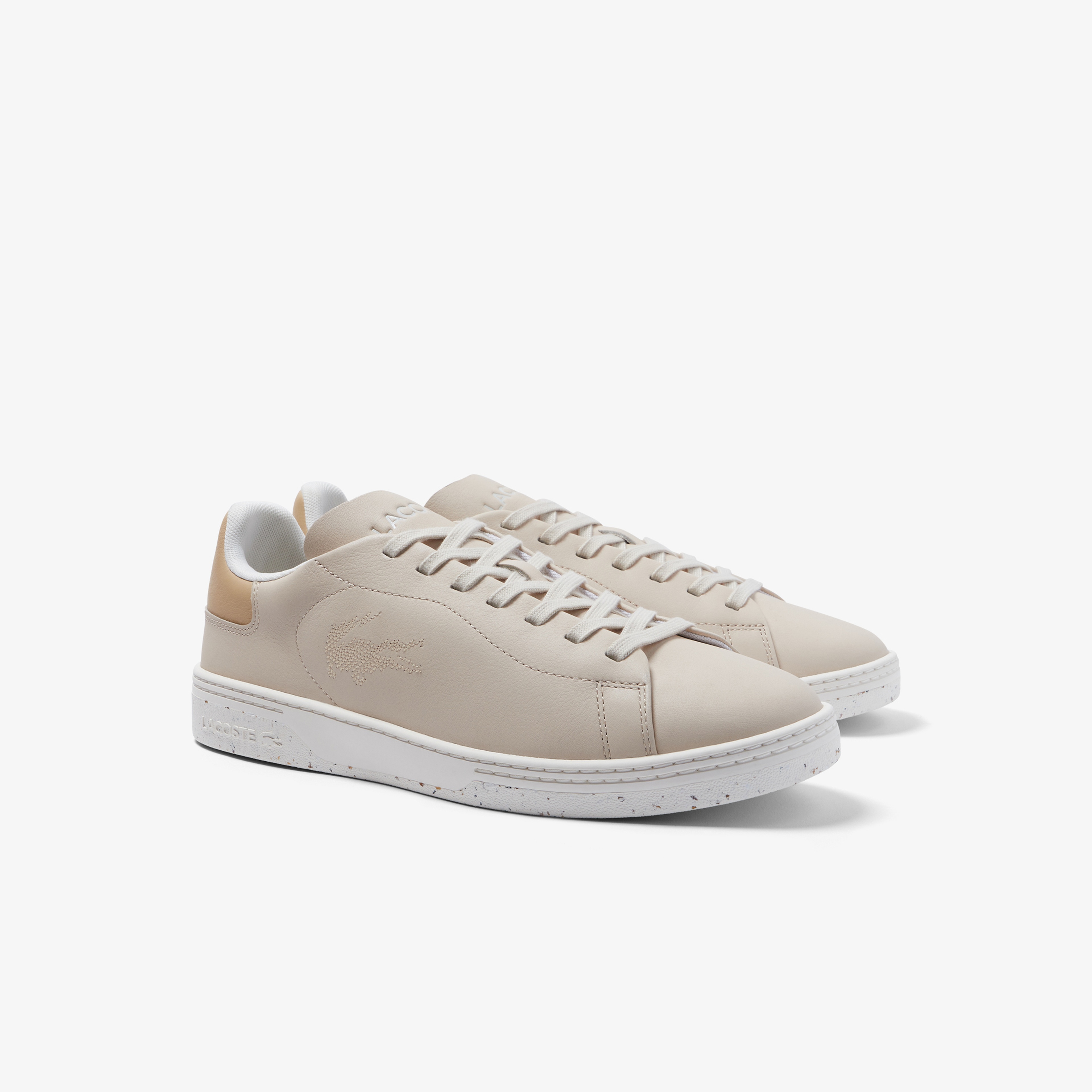 Lacoste Court Zero Erkek Deri Bej Sneaker