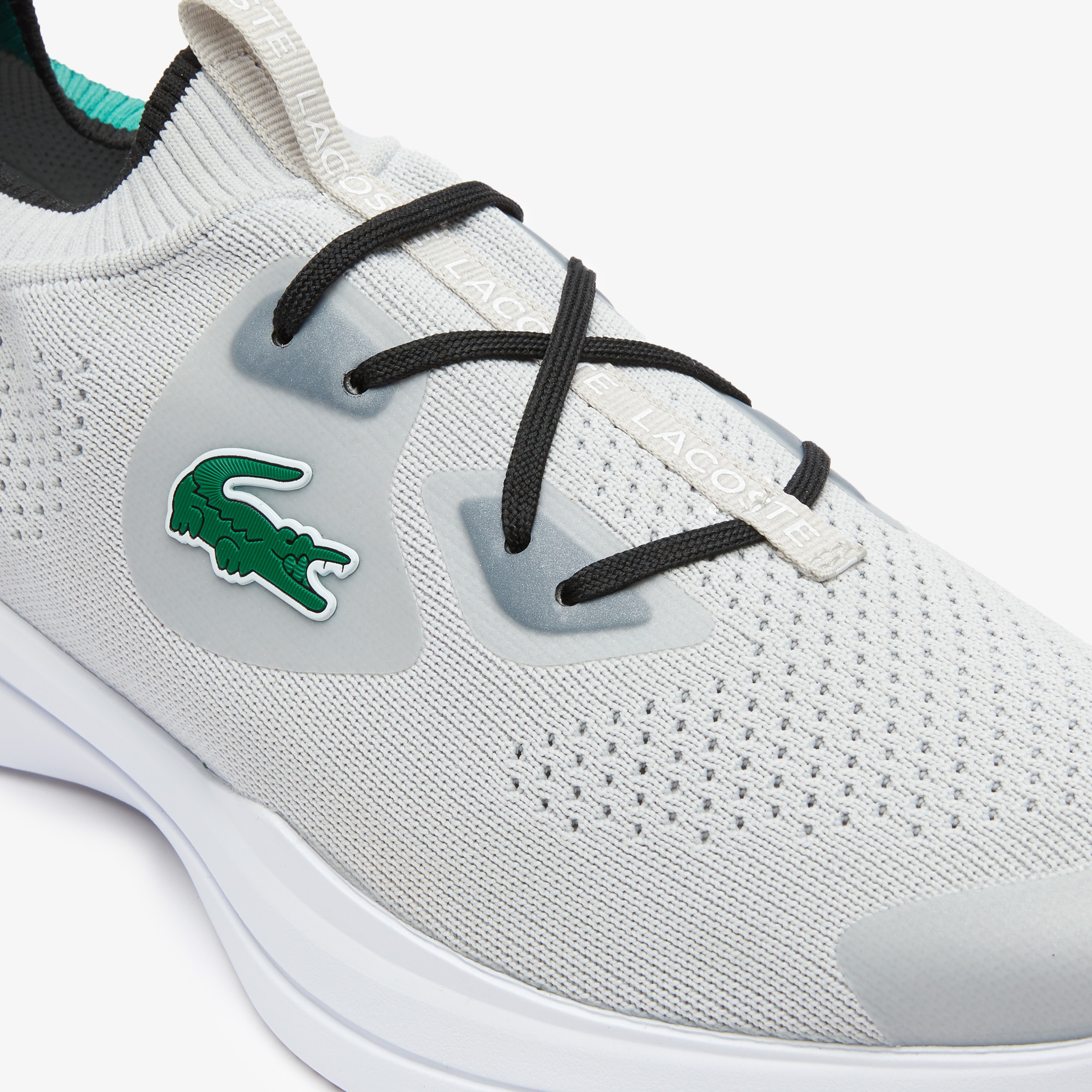 Lacoste Run Spin Knit Erkek Gri Sneaker