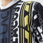 Erkek Classic Fit Bisiklet Yaka Baskılı Siyah Sweatshirt