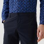 Erkek Slim Fit Lacivert Bermuda