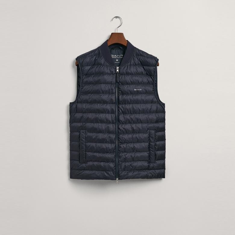 GANT Erkek Lacivert Hakim Yaka Kapitone Yelek