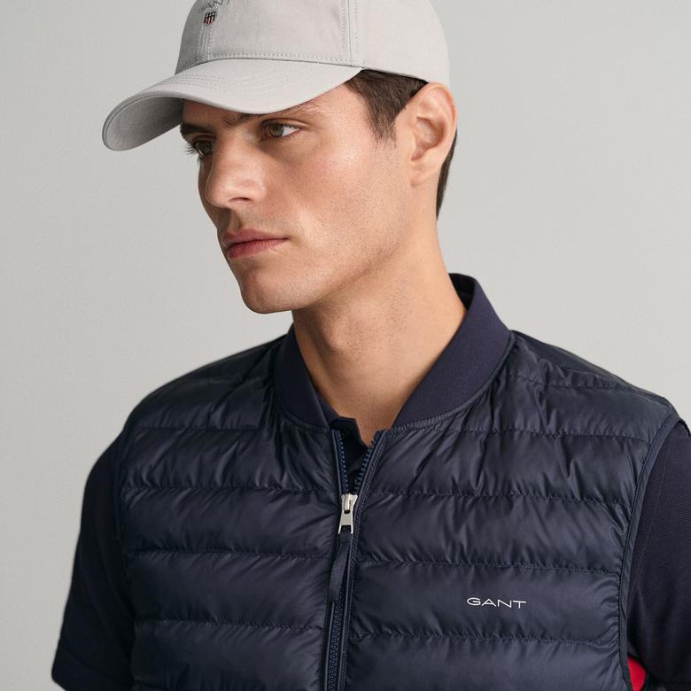 GANT Erkek Lacivert Hakim Yaka Kapitone Yelek