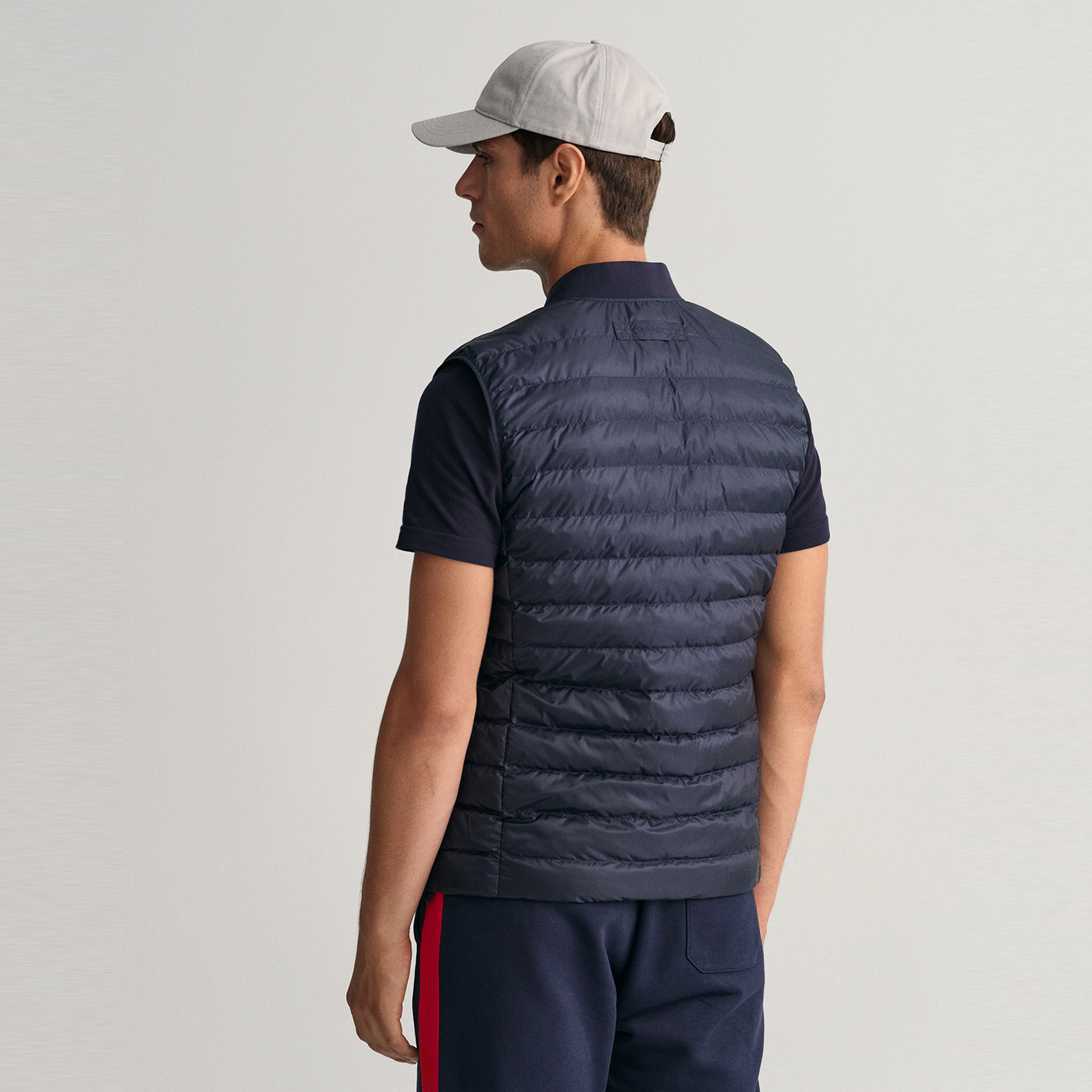 GANT Erkek Lacivert Hakim Yaka Kapitone Yelek