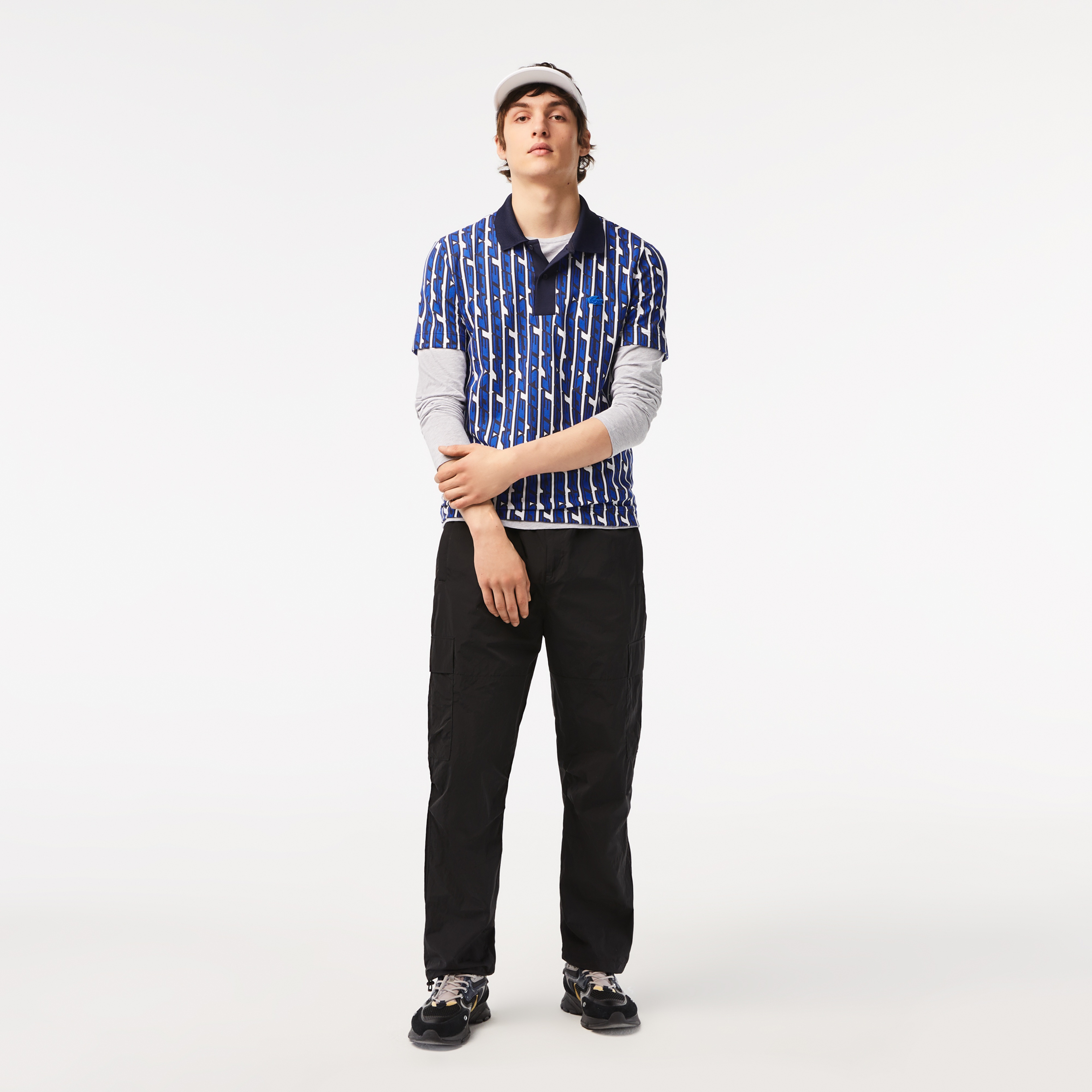 Active Erkek Regular Fit Baskılı Mavi Polo