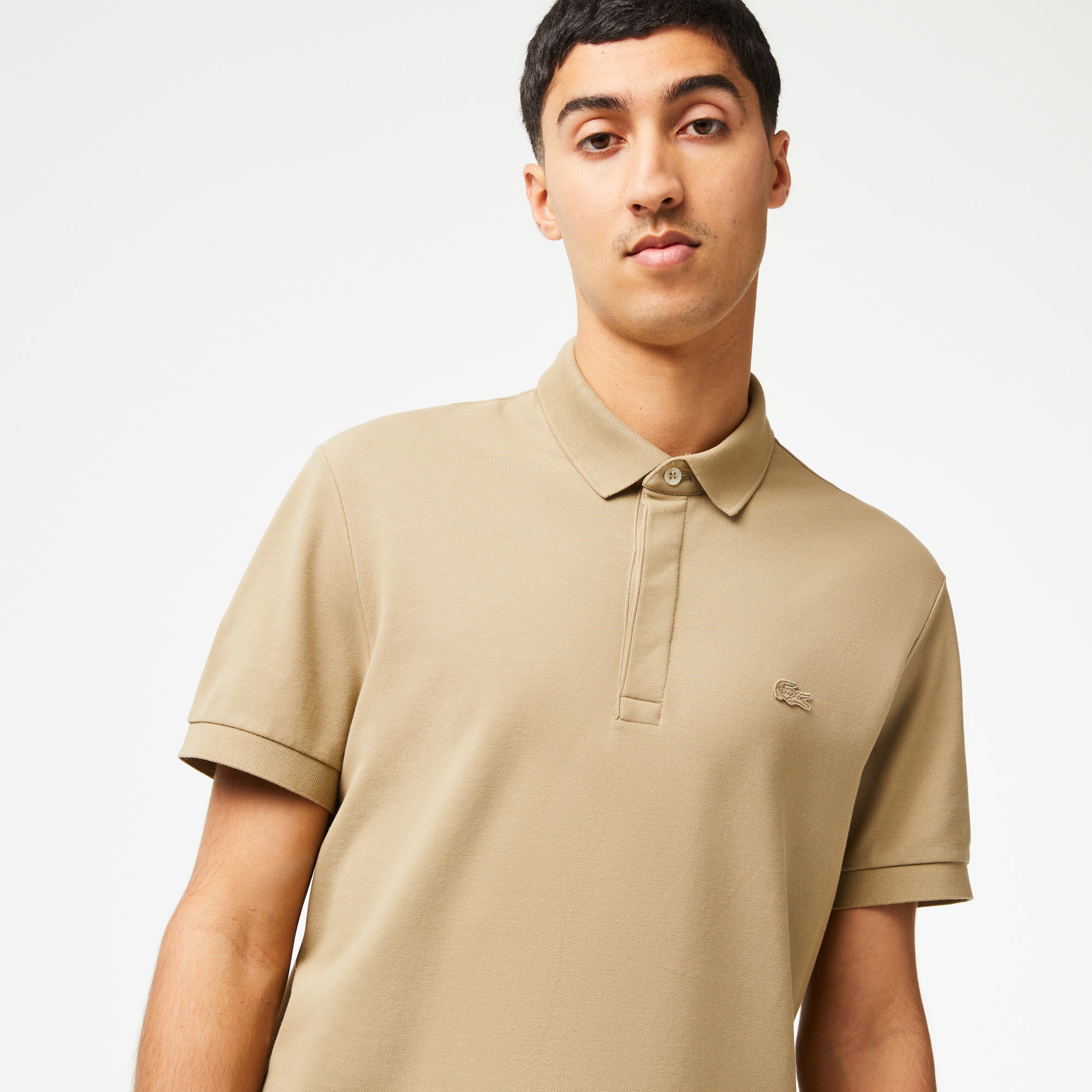 Erkek Regular Fit Paris Bej Polo