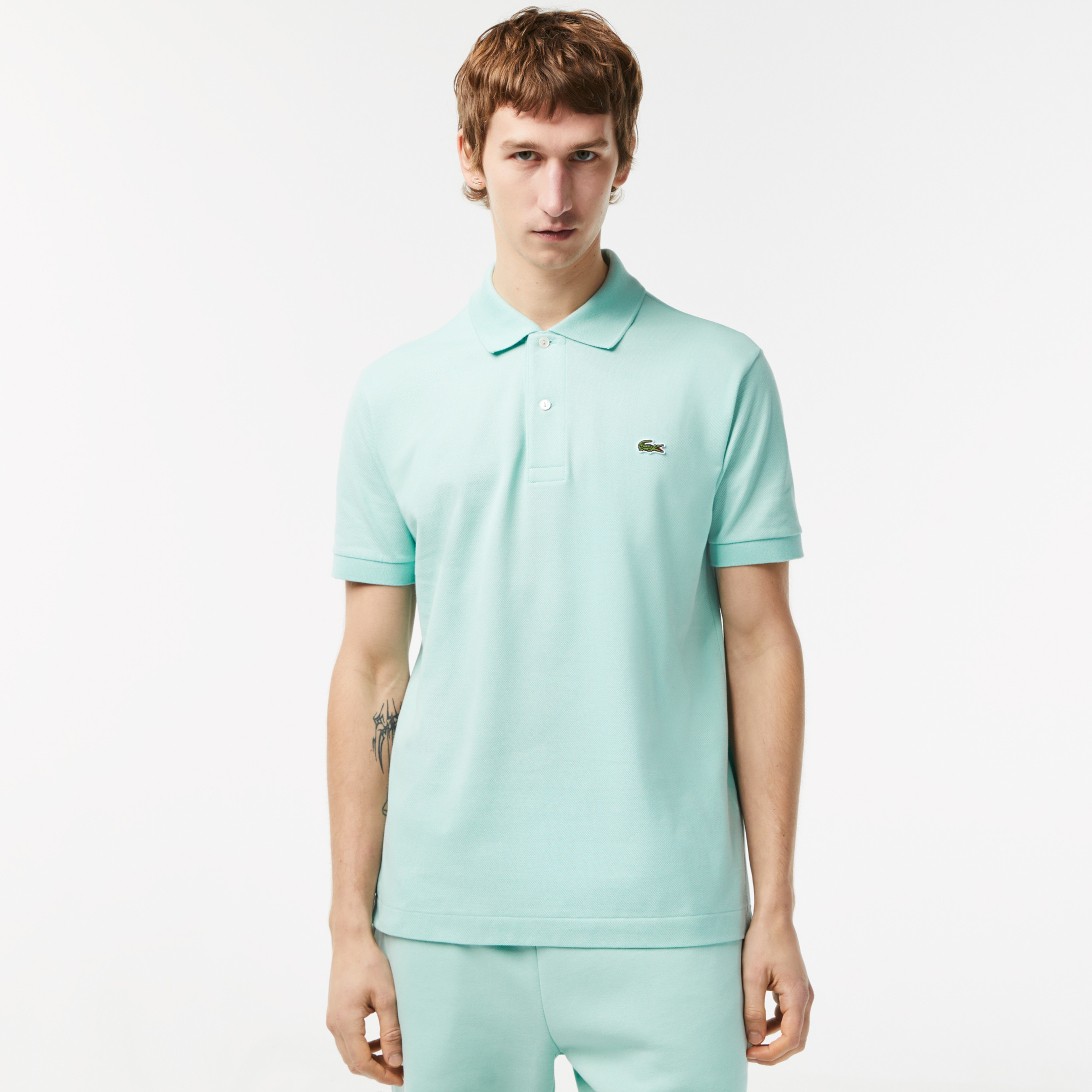 Erkek Classic Fit L.12.12 Açık Yeşil Polo