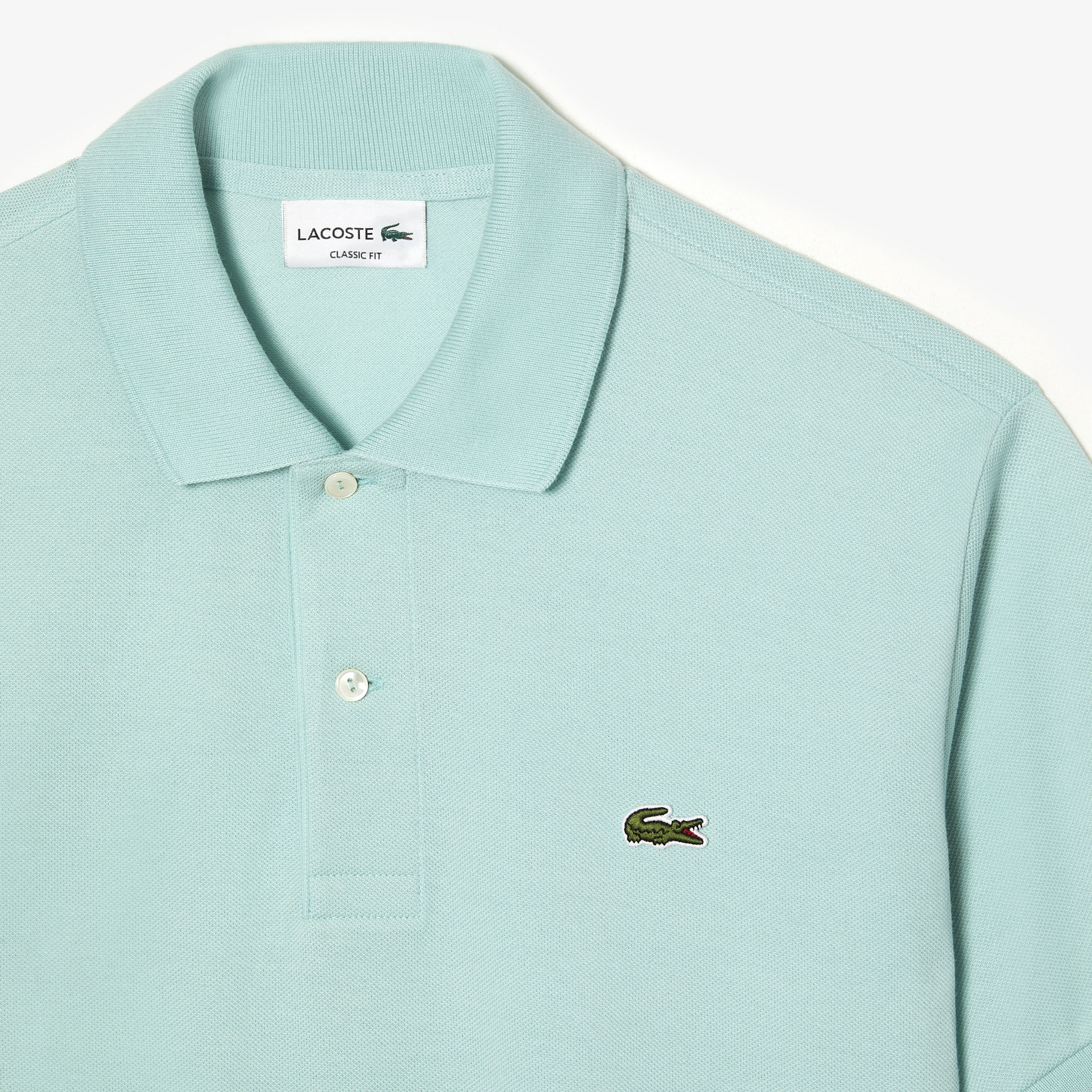 Erkek Classic Fit L.12.12 Açık Yeşil Polo
