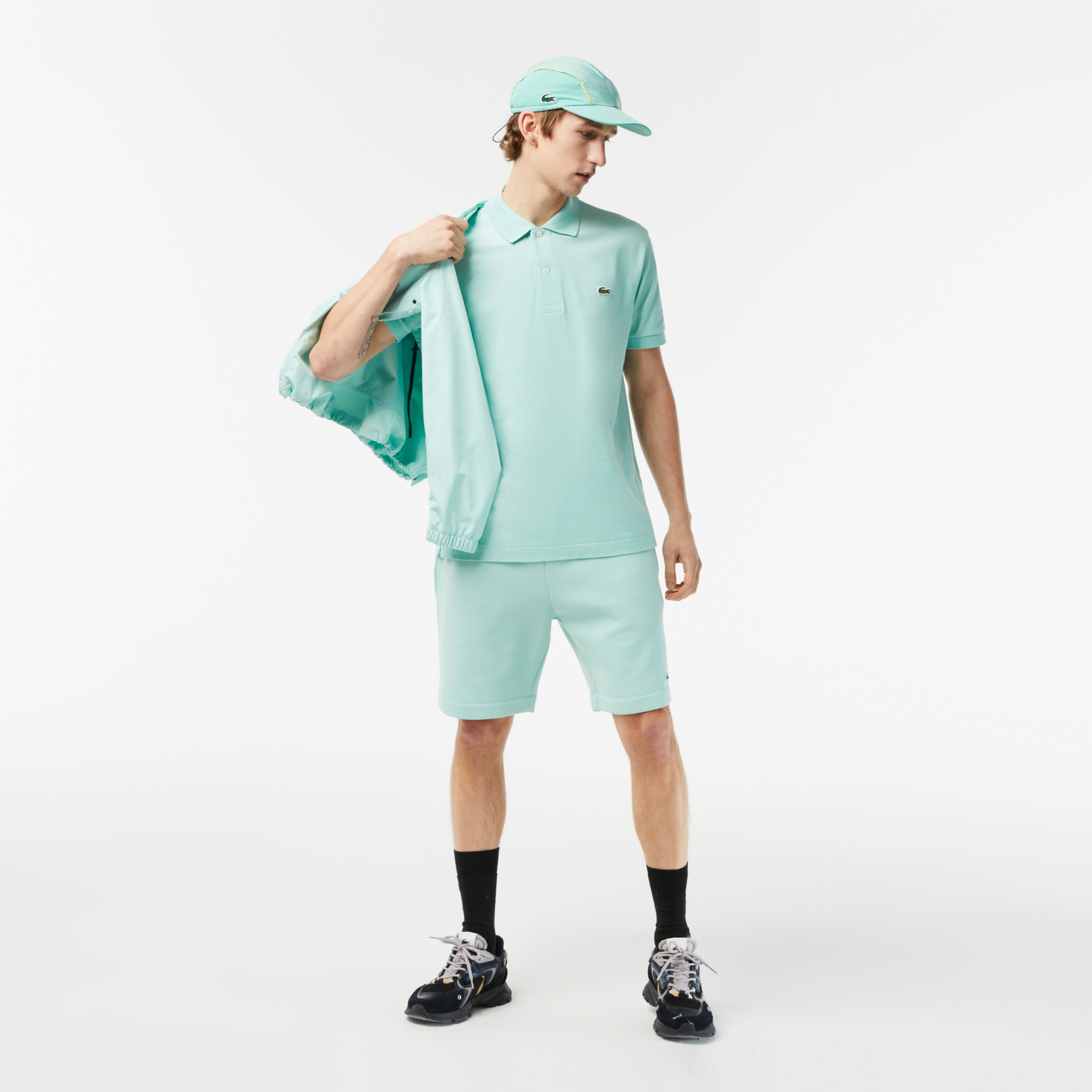 Erkek Classic Fit L.12.12 Açık Yeşil Polo