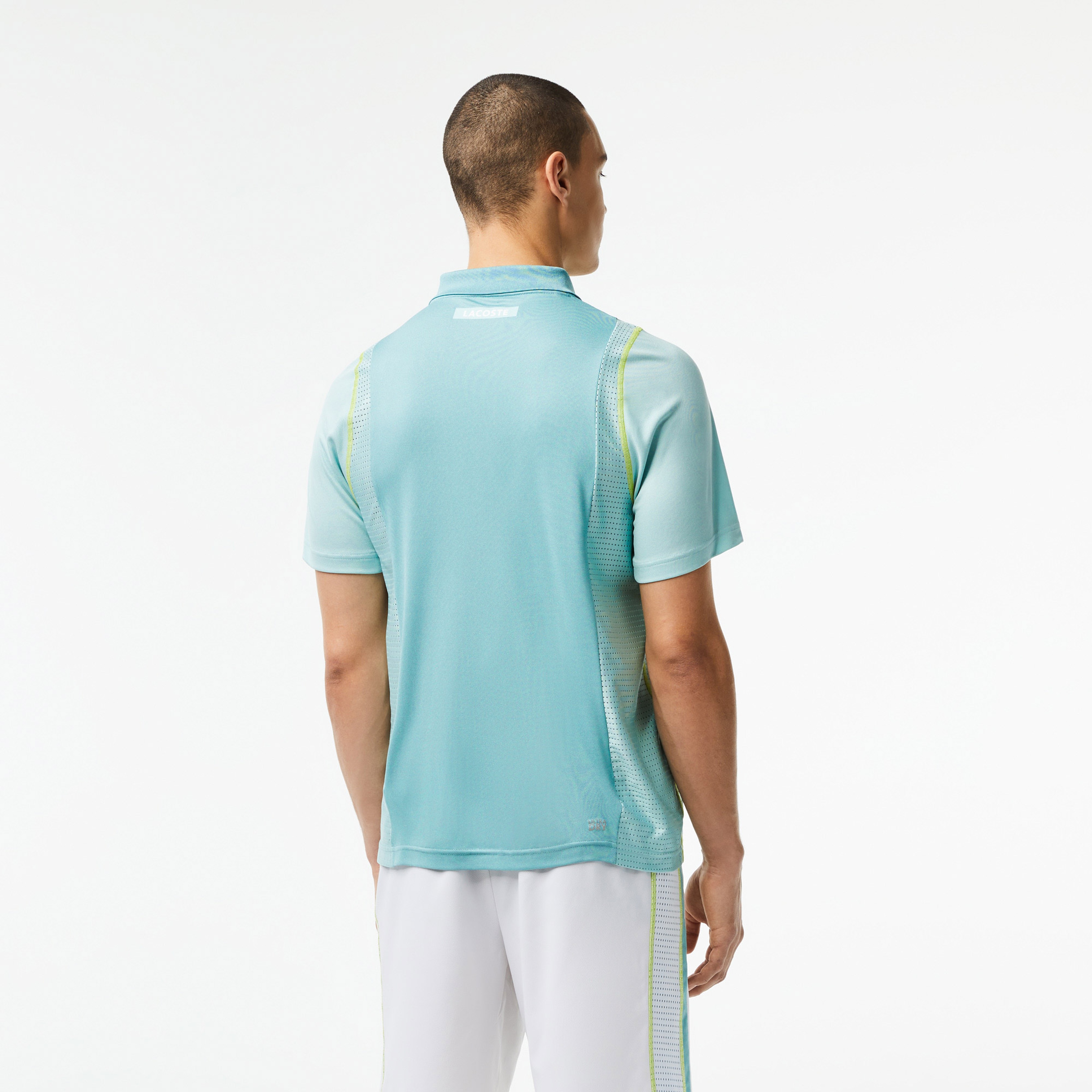 SPORT Erkek Regular Fit Renk Bloklu Yeşil Polo