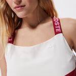 Active Kadın Relaxed Fit Kolsuz Bisiklet Yaka Renk Bloklu Kırmızı Elbise