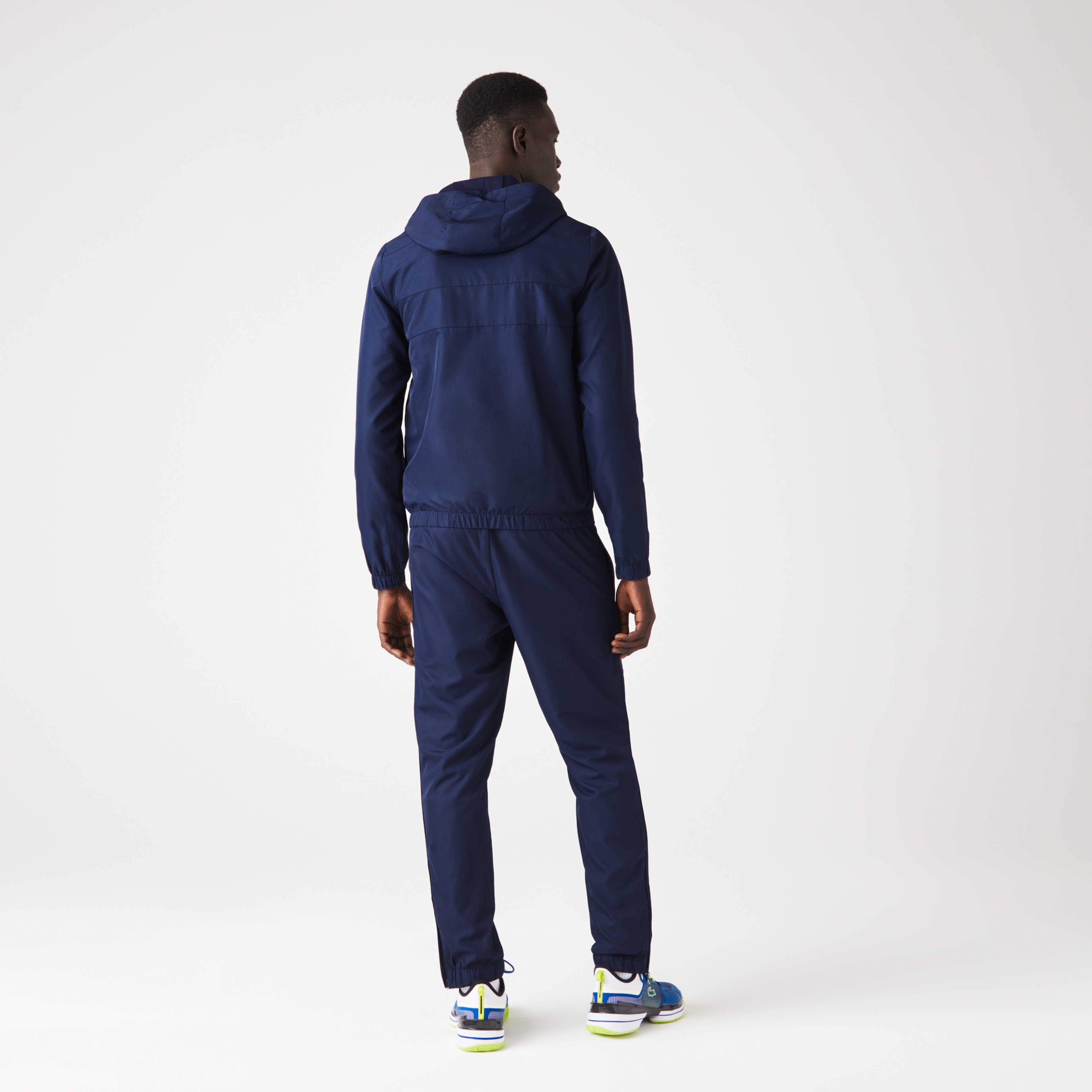 Erkek Regular Fit Kapüşonlu Lacivert Eşofman Takımı