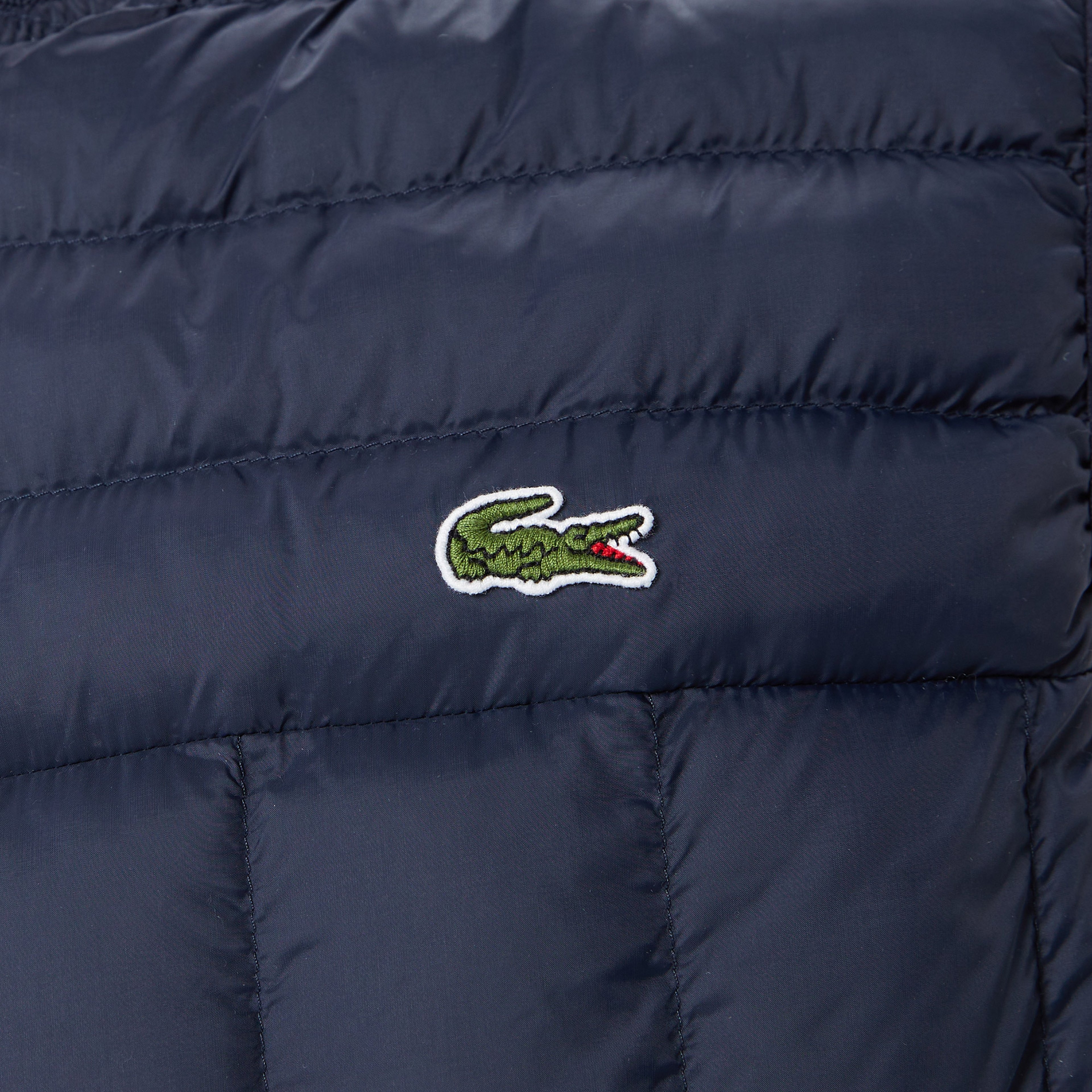 Erkek Hakim Yaka Kapitone Lacivert Yelek