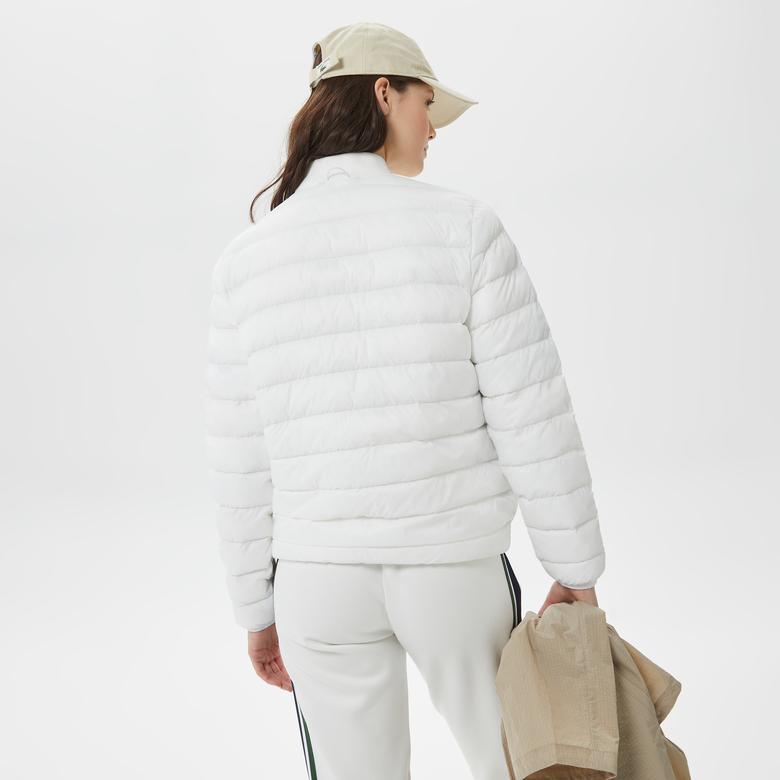 Kadın Kapüşonlu Bej Mont