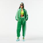 Active Kadın Dik Yaka Renk Bloklu Yeşil Ceket