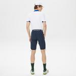 Erkek Slim Fit Lacivert Bermuda