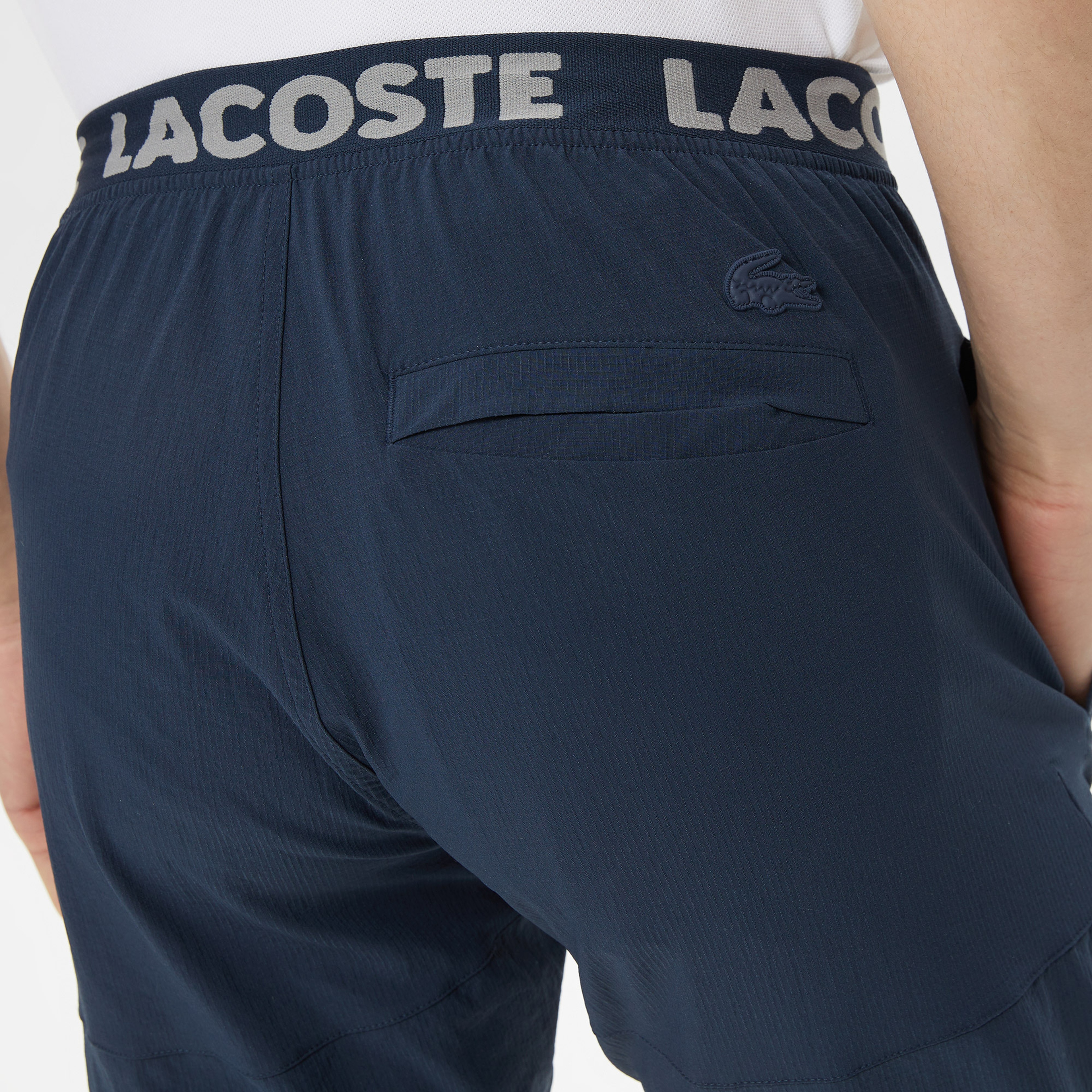 Erkek Slim Fit Lacivert Bermuda