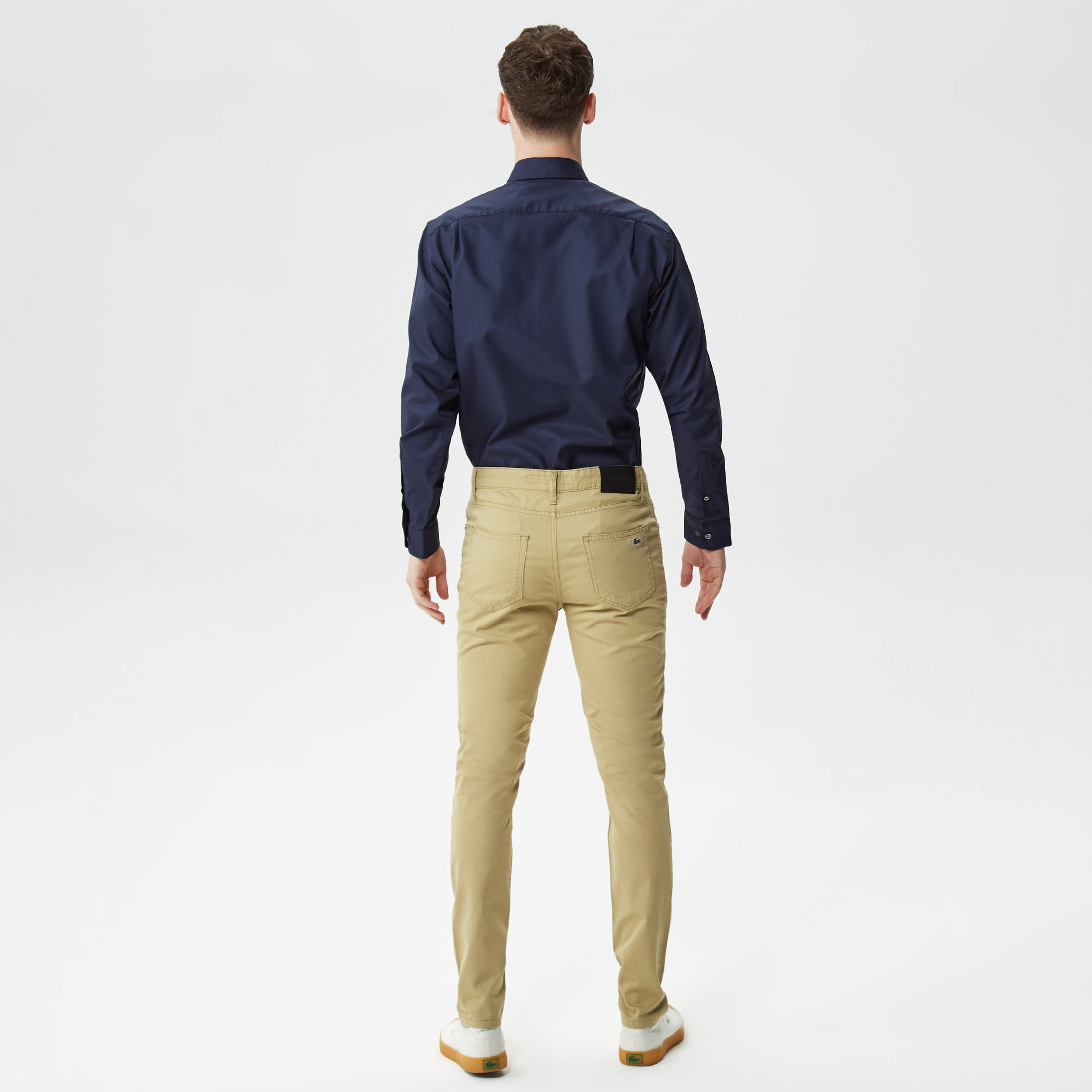 Erkek Slim Fit Bej Pantolon