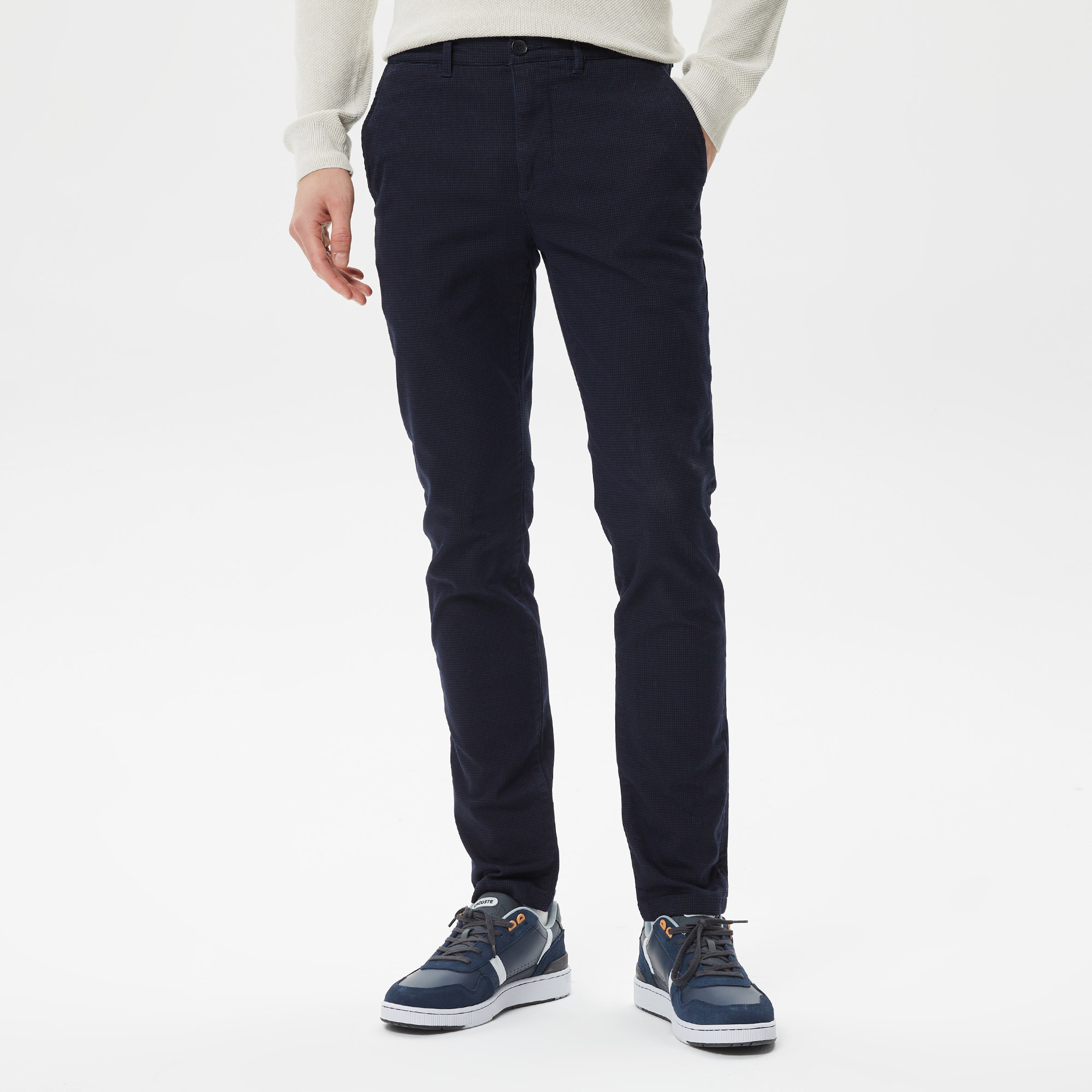 Erkek Slim Fit Lacivert Pantolon