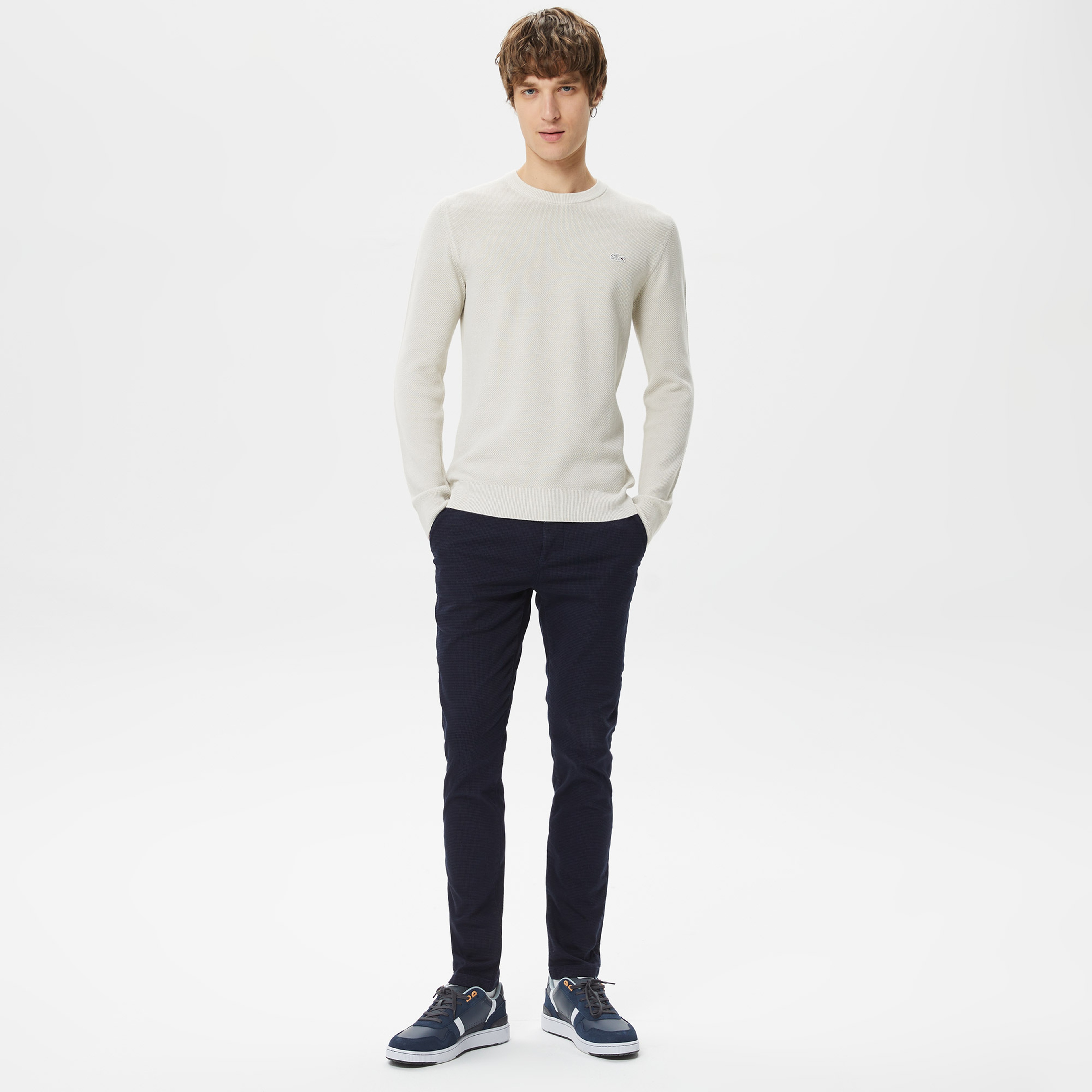 Erkek Slim Fit Lacivert Pantolon