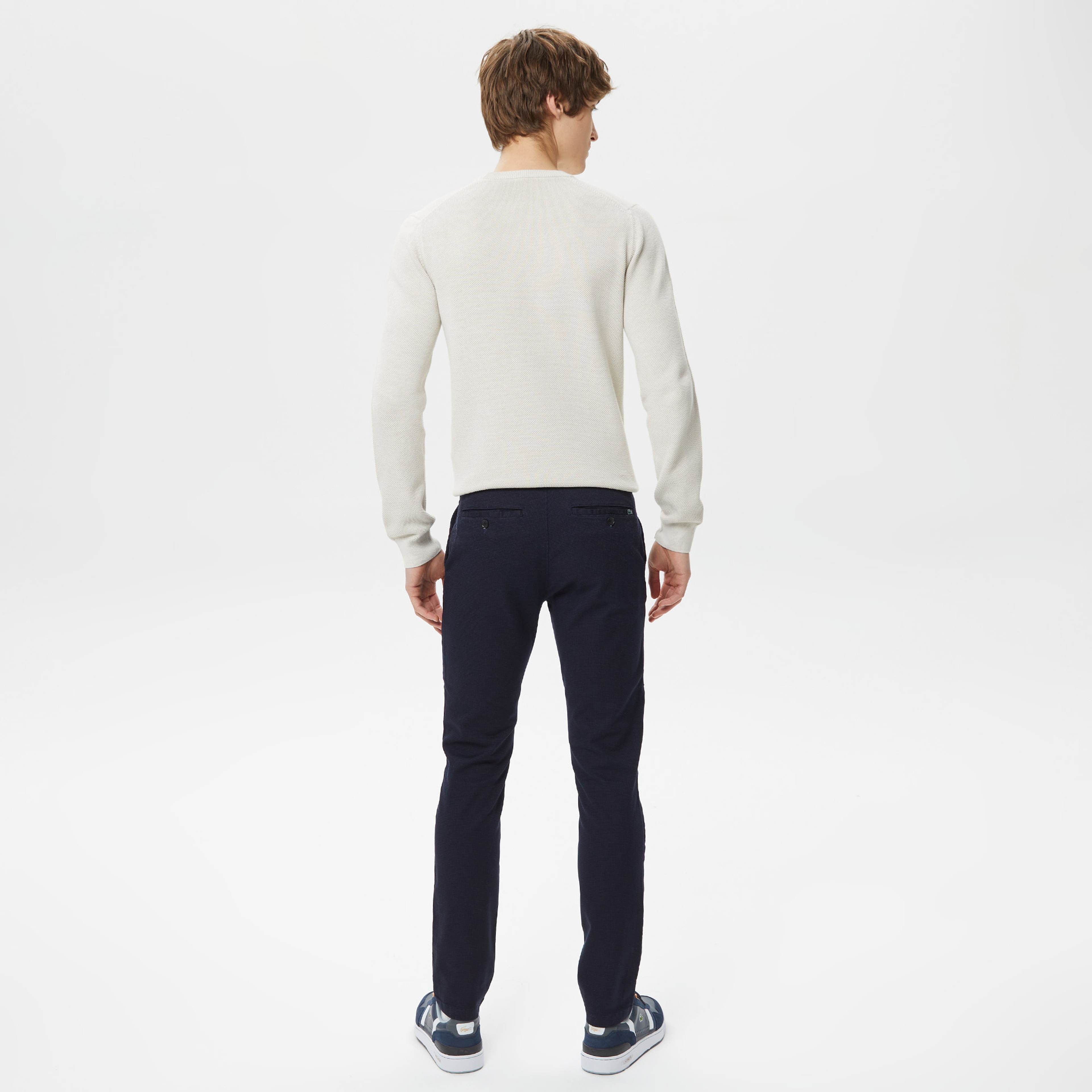 Erkek Slim Fit Lacivert Pantolon