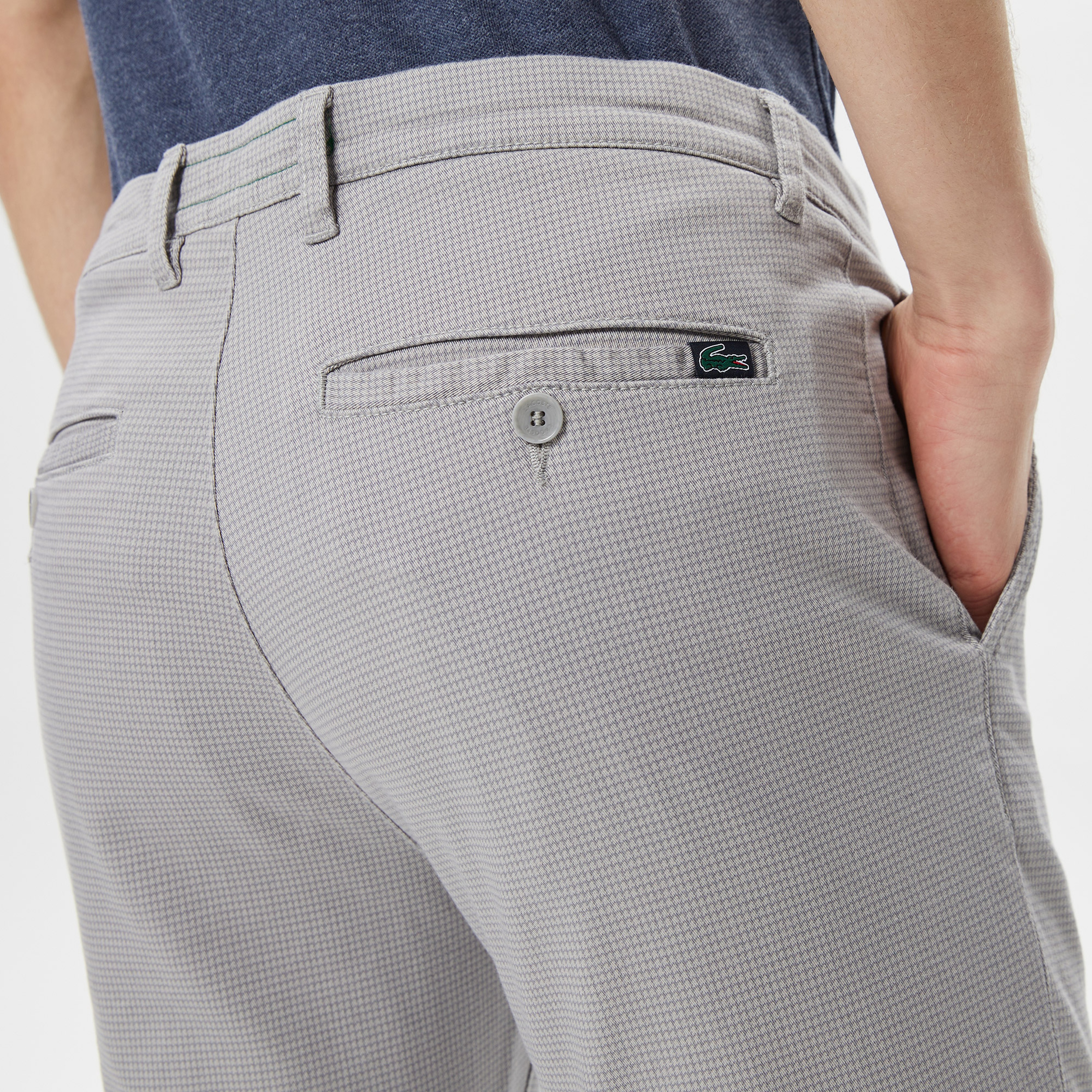 Erkek Slim Fit Gri Pantolon