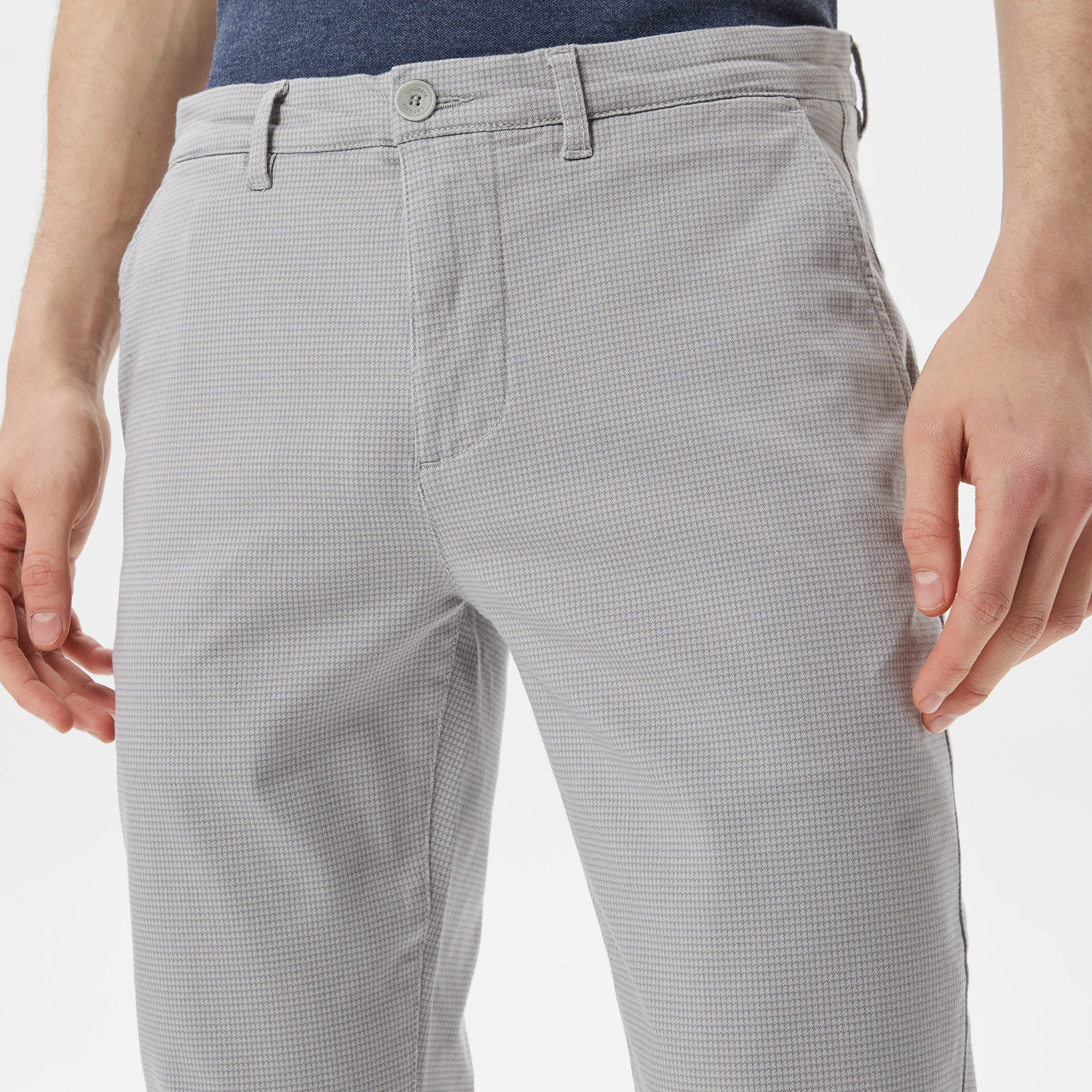 Erkek Slim Fit Gri Pantolon
