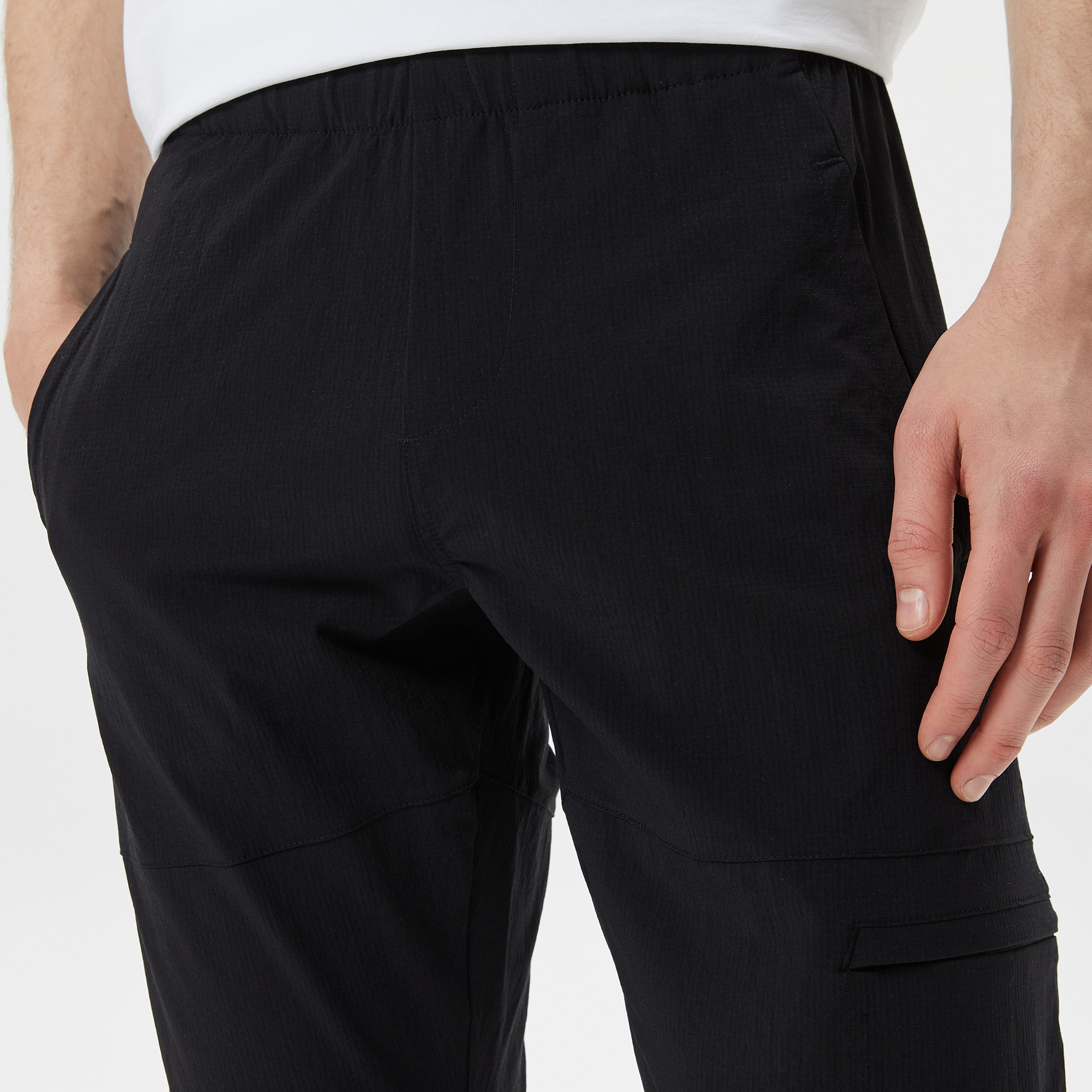 Erkek Slim Fit Siyah Pantolon