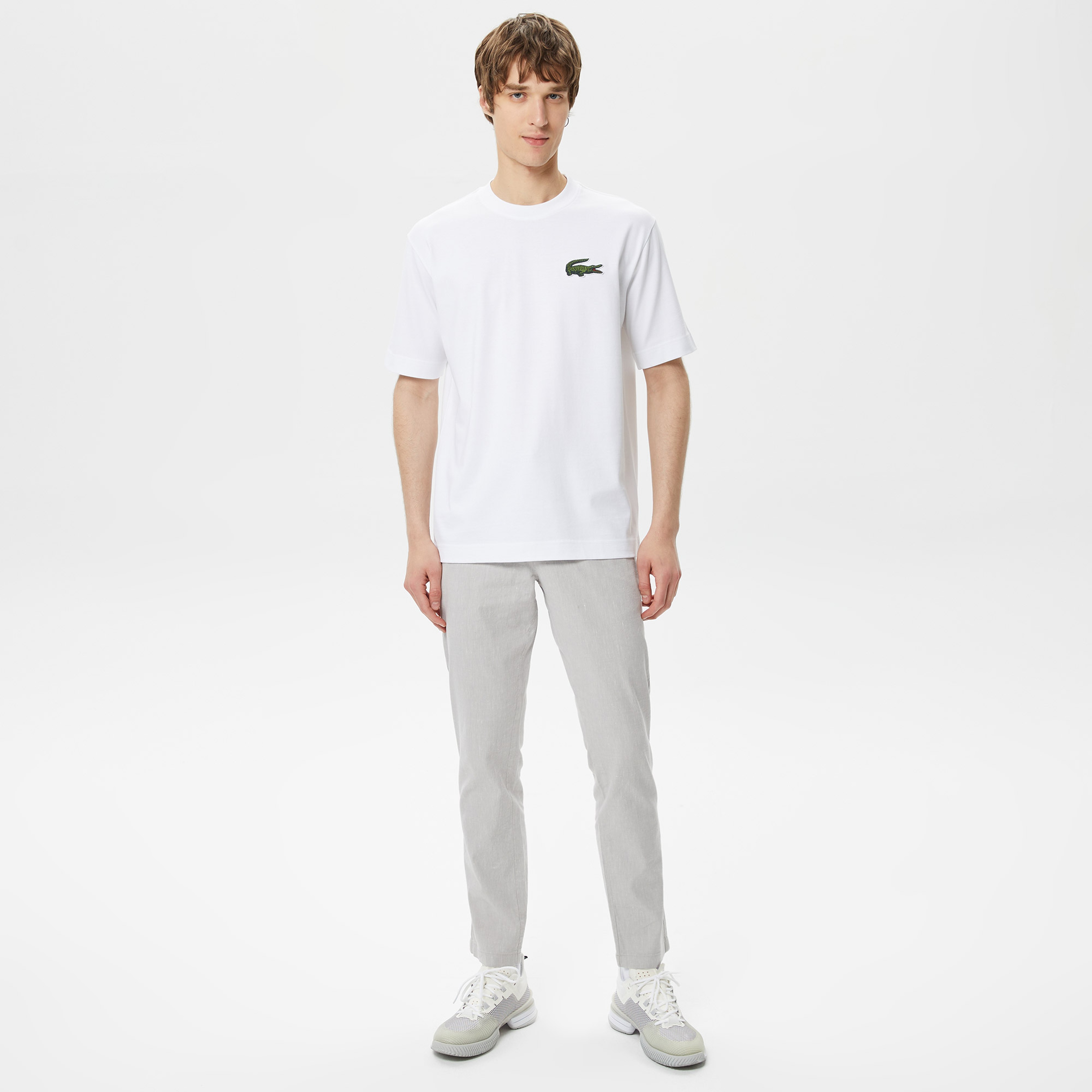 Erkek Slim Fit Gri Pantolon