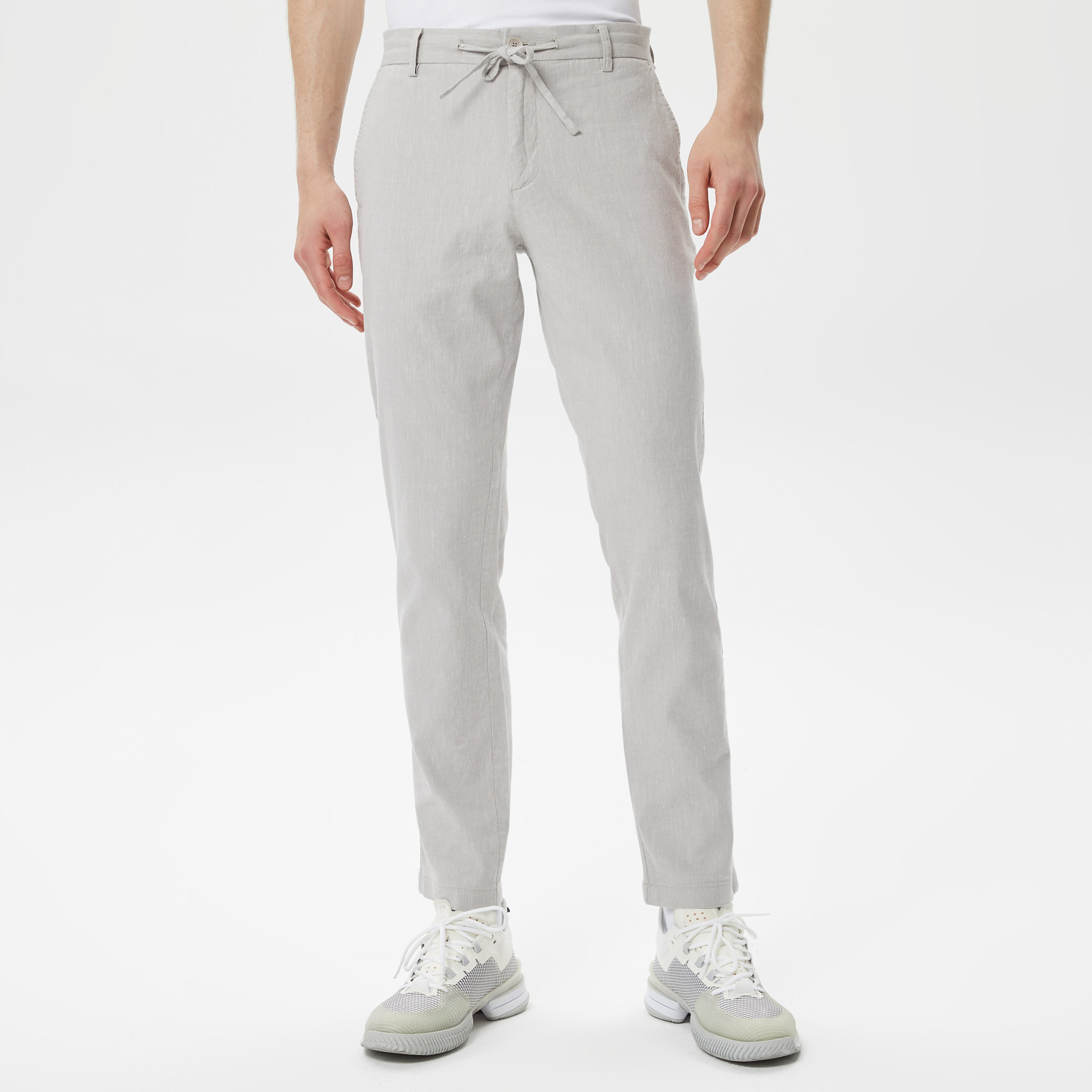 Erkek Slim Fit Gri Pantolon