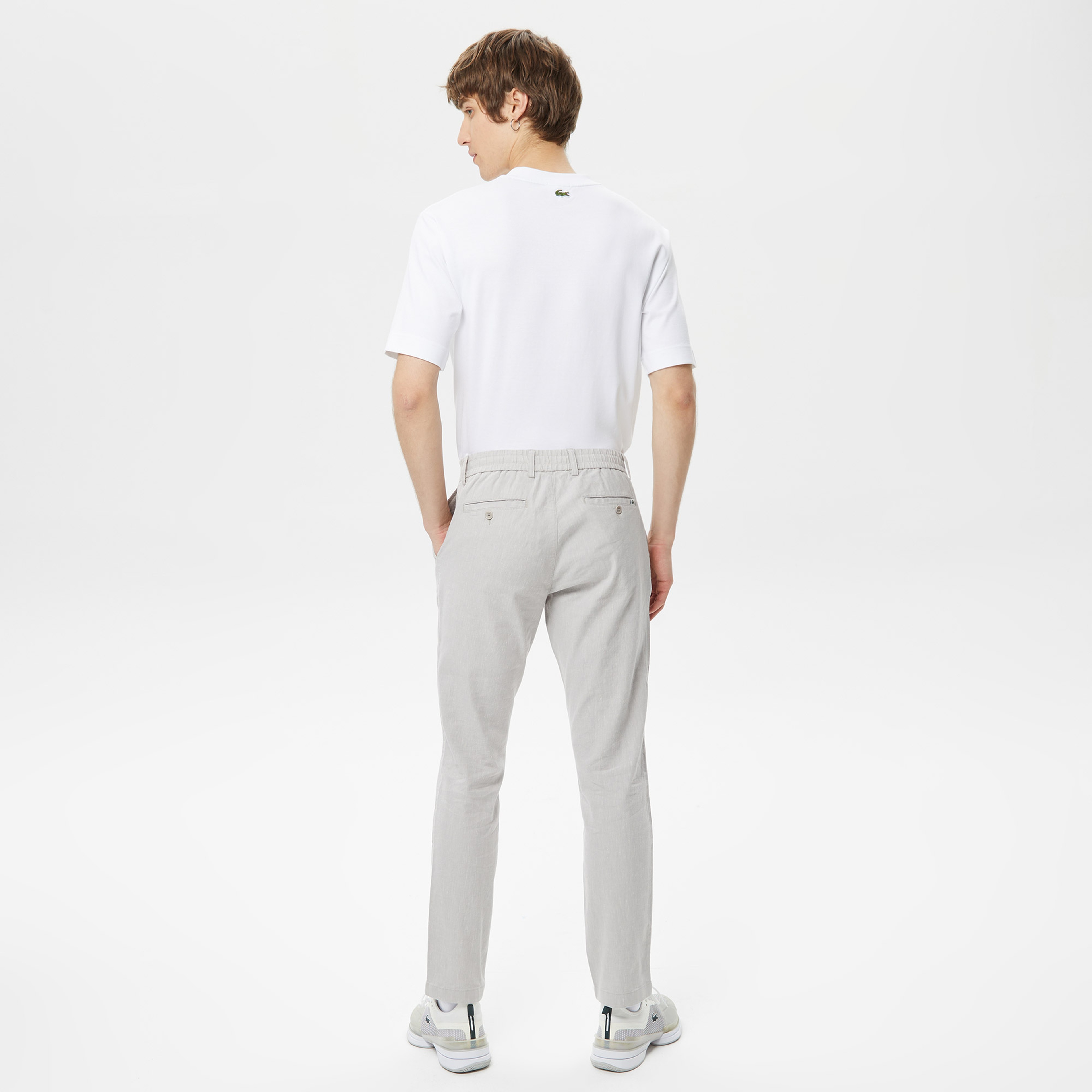 Erkek Slim Fit Gri Pantolon