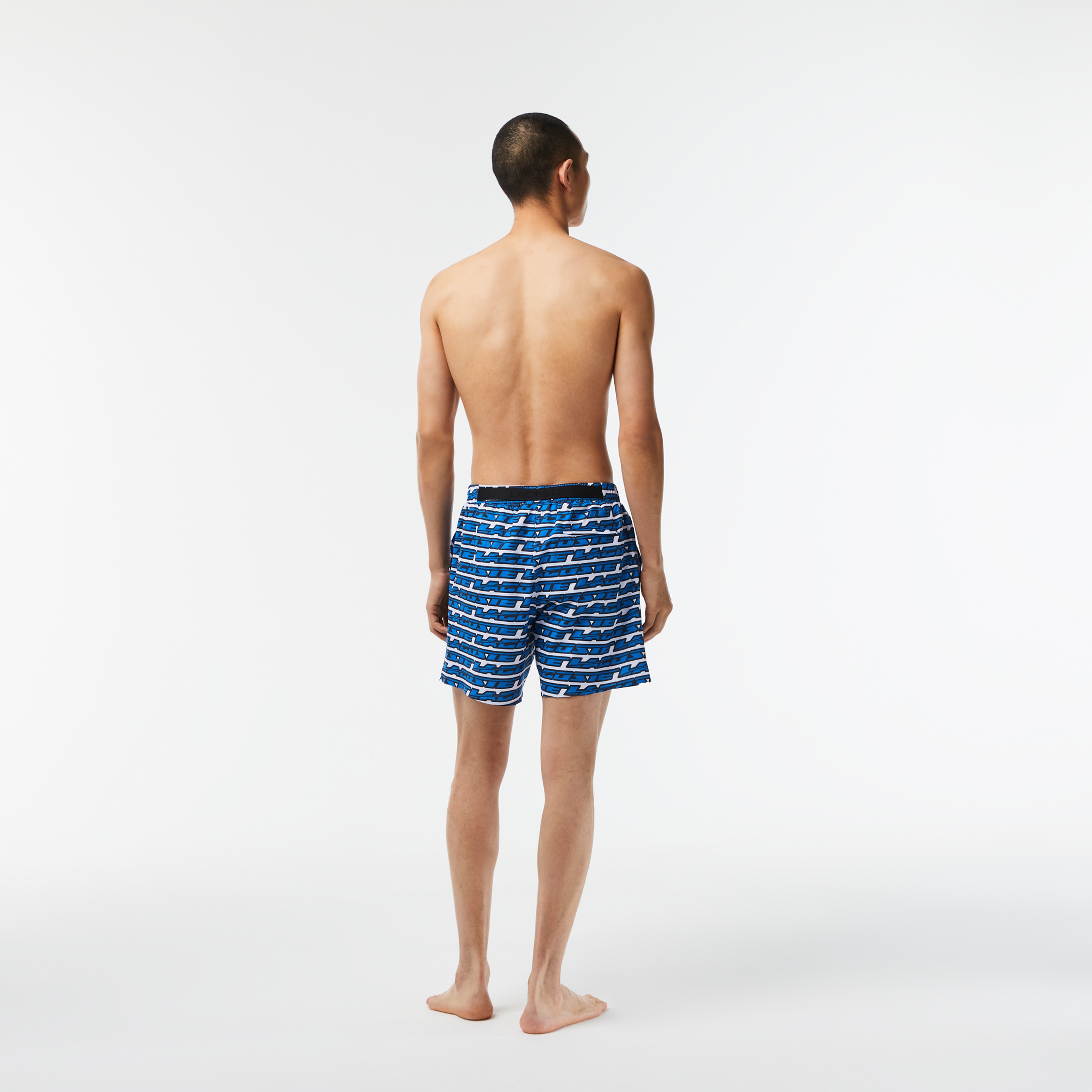 Active Erkek Baskılı Mavi Mayo Şort