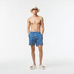 Active Erkek Baskılı Mavi Mayo Şort