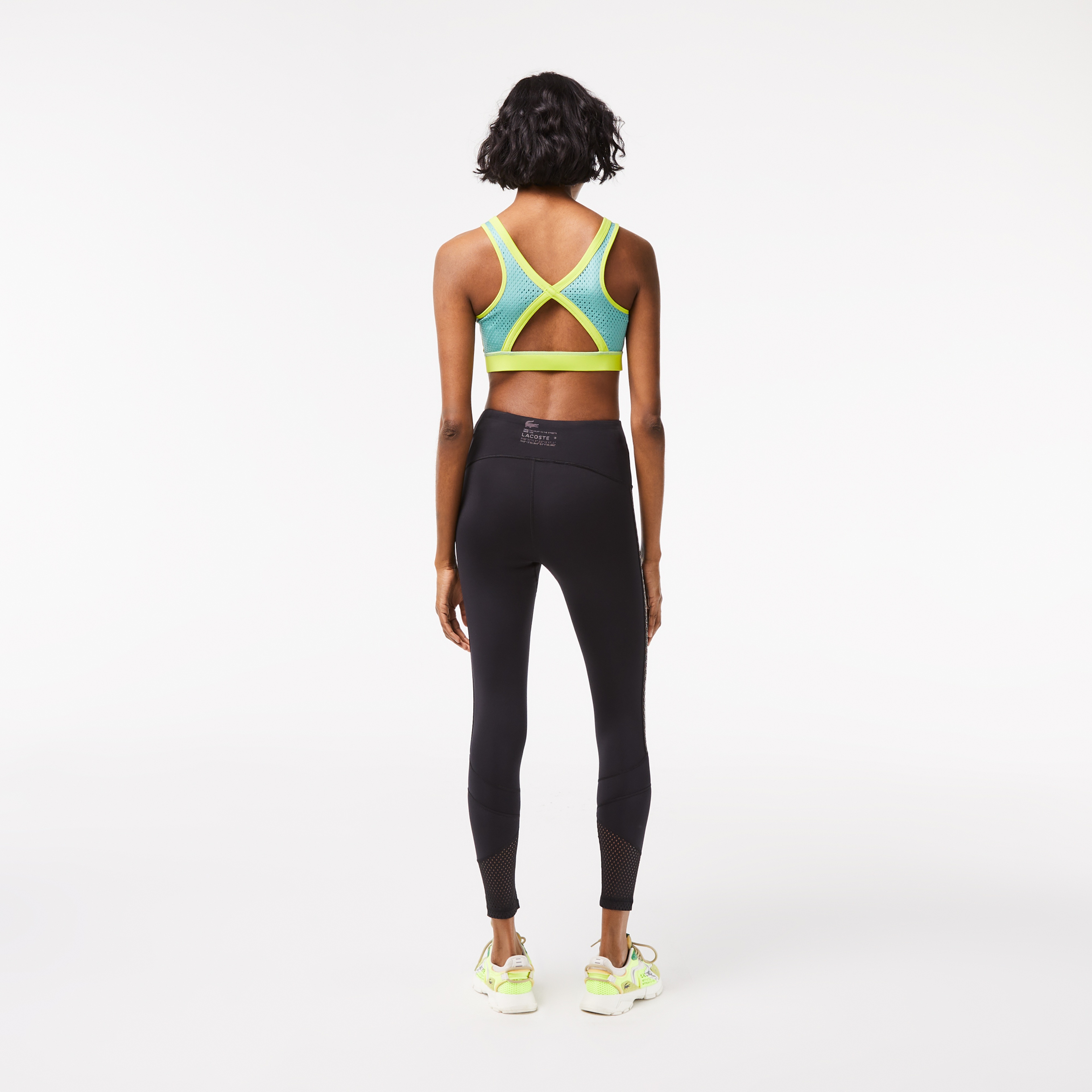 Active Kadın Slim Fit Baskılı Siyah Tayt