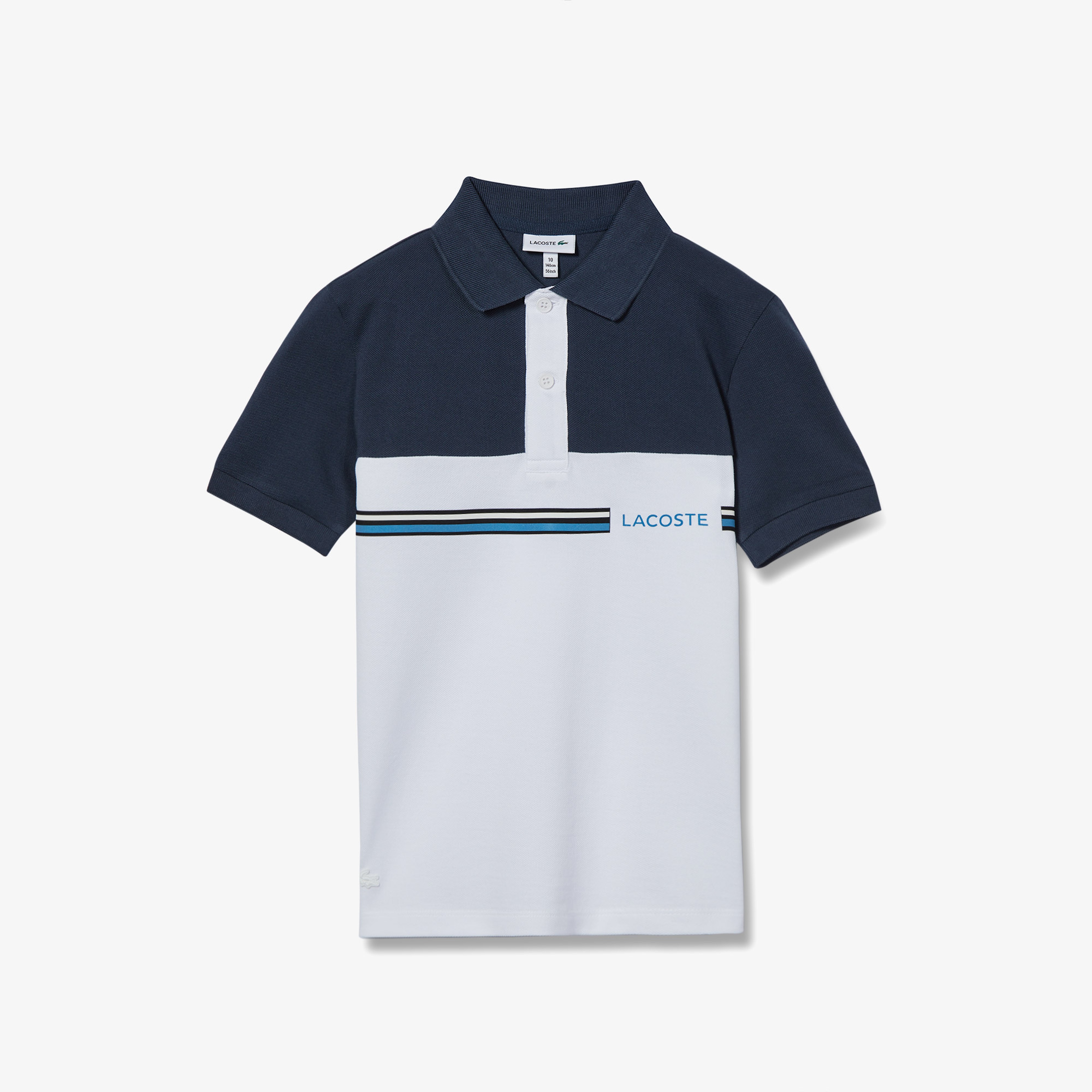 Çocuk Renk Bloklu Lacivert Polo