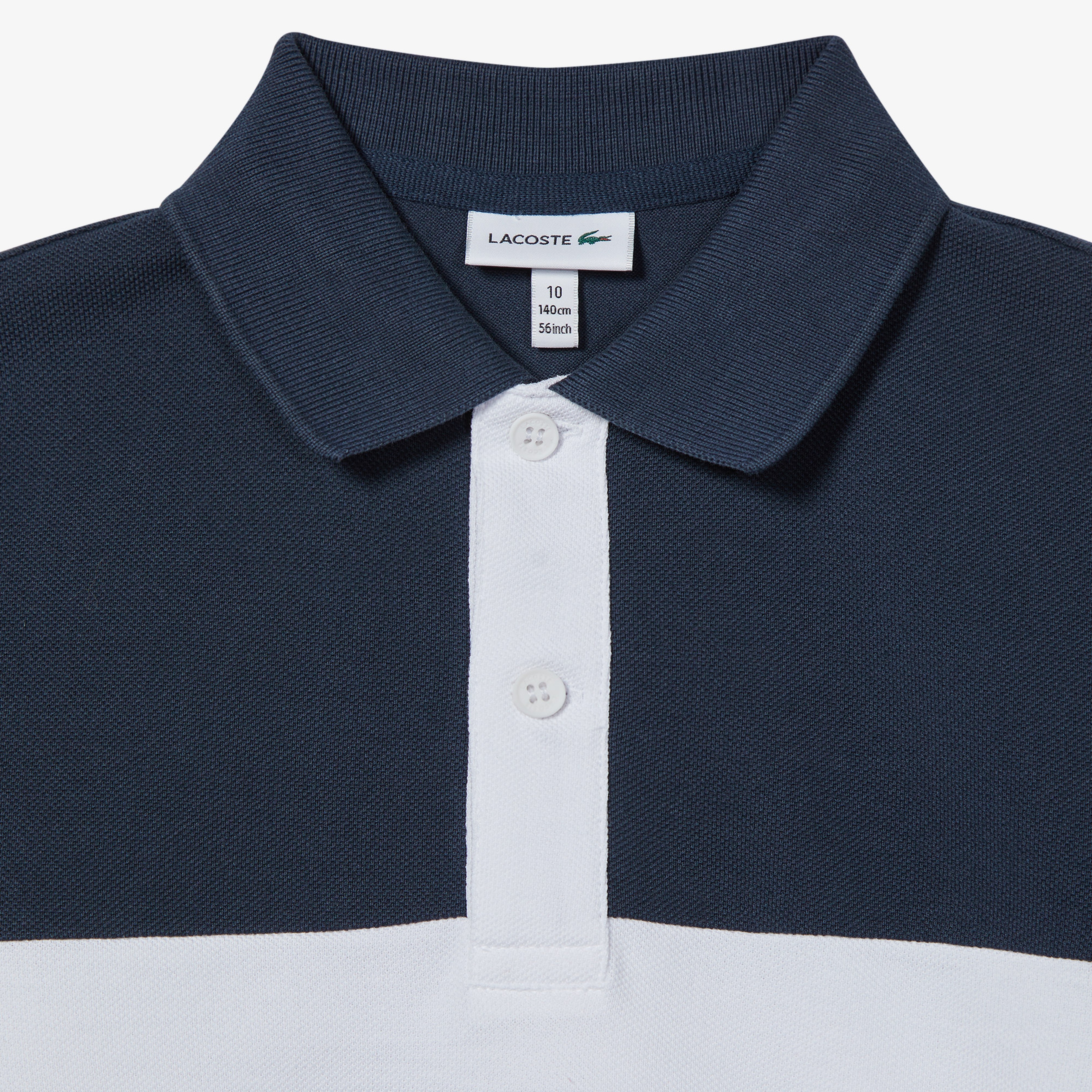 Çocuk Renk Bloklu Lacivert Polo