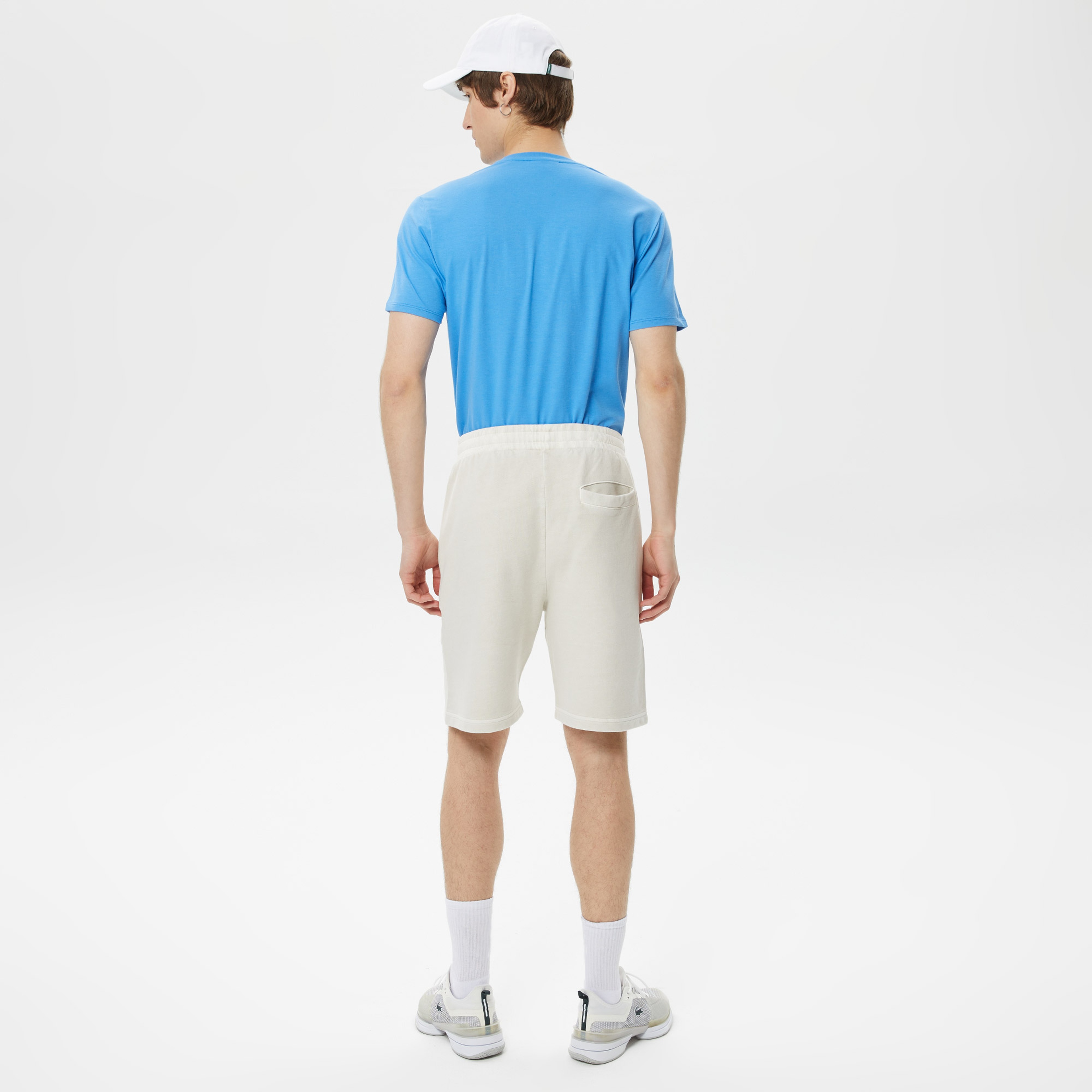 Erkek Regular Fit Organik Pamuk Bej Şort