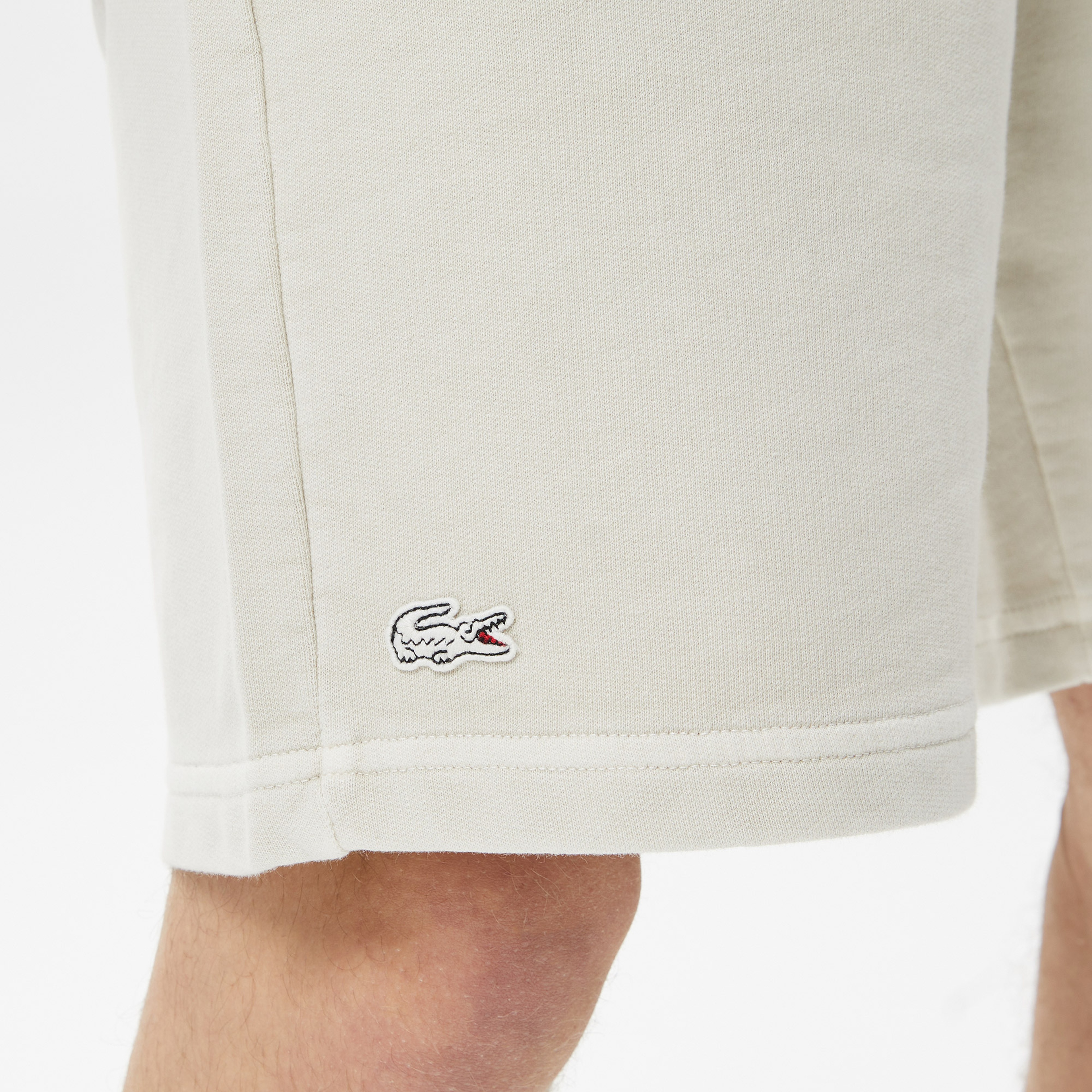 Erkek Regular Fit Organik Pamuk Bej Şort