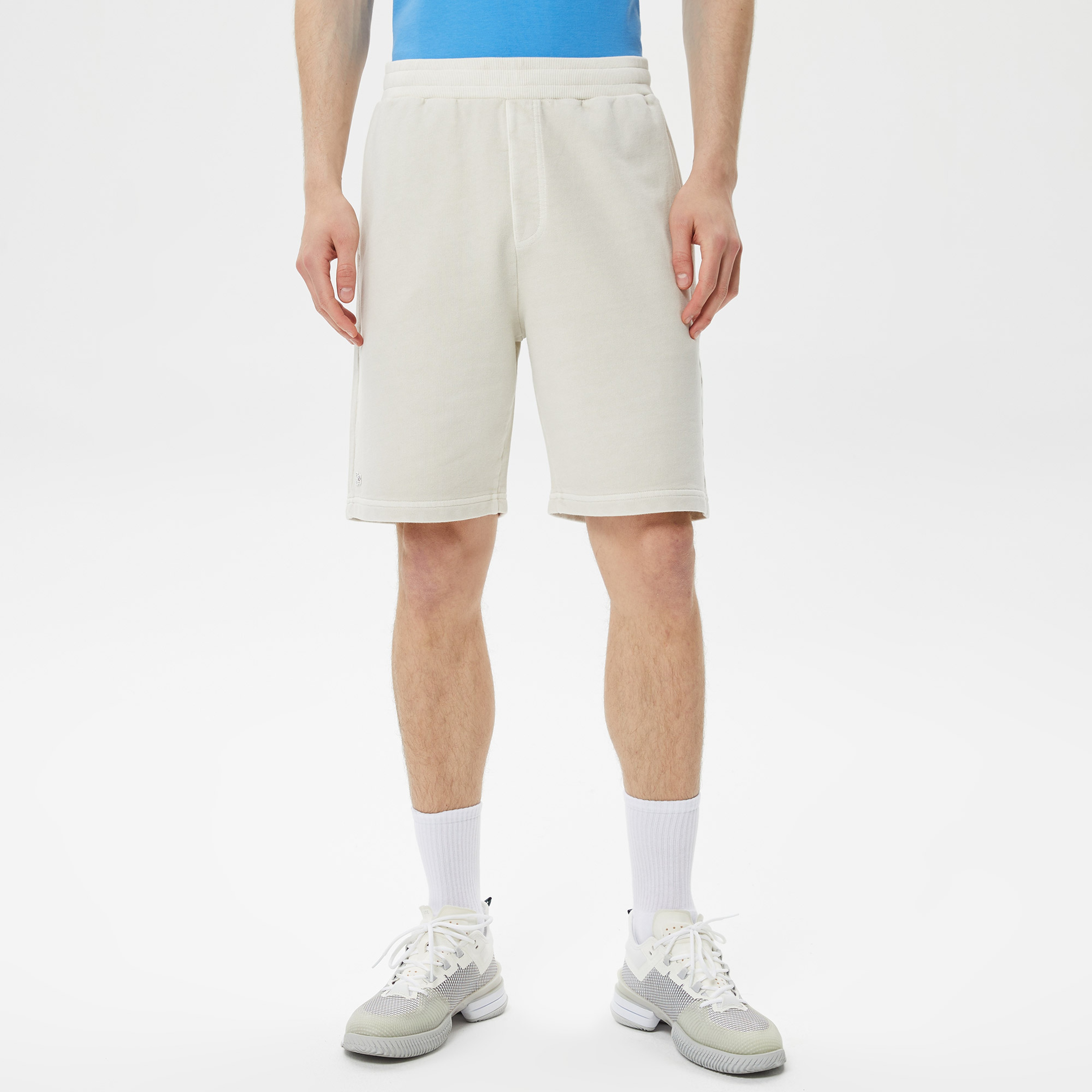 Erkek Regular Fit Organik Pamuk Bej Şort