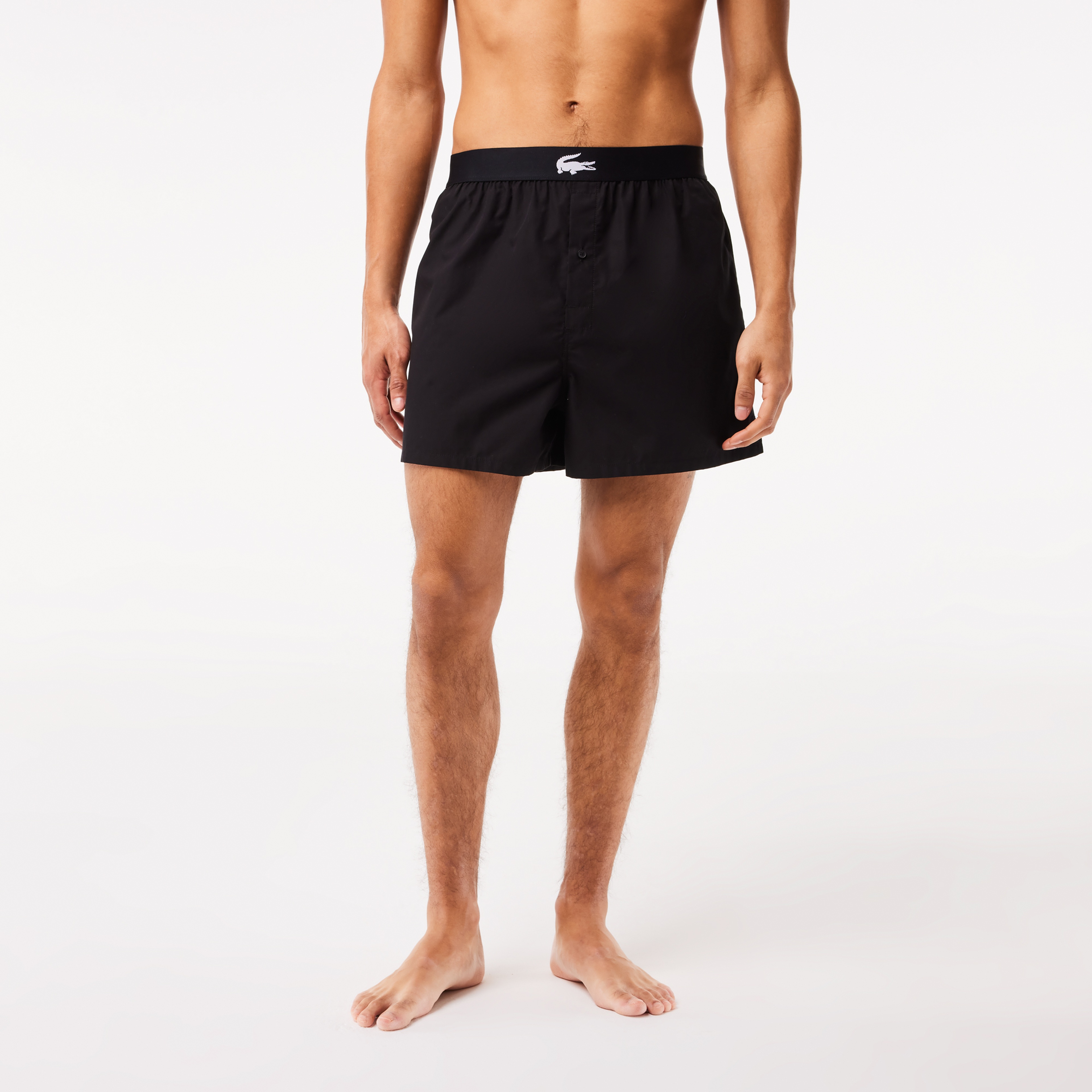 Erkek Desenli 3'lü Siyah Boxer