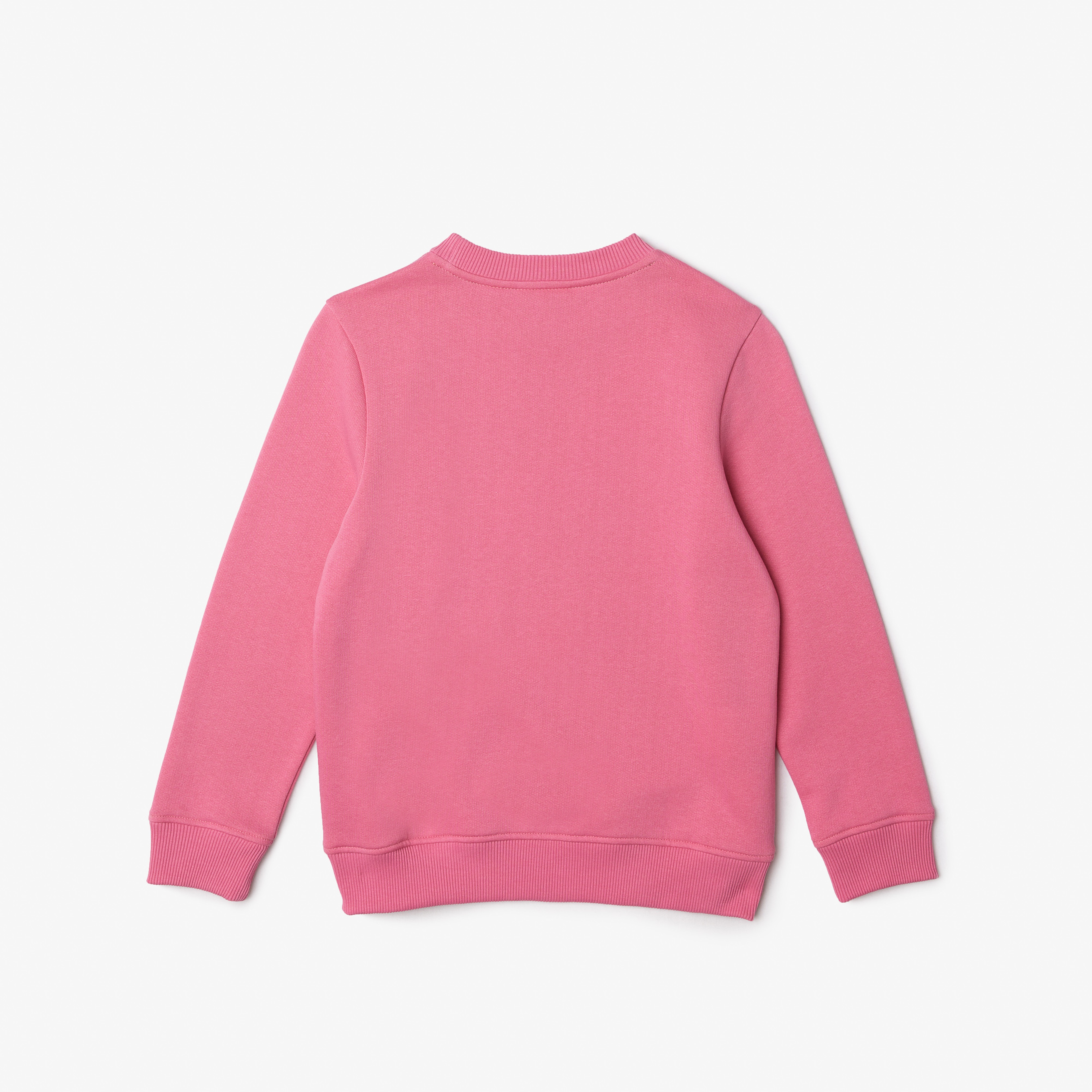 Çocuk Bisiklet Yaka Pembe Sweatshirt