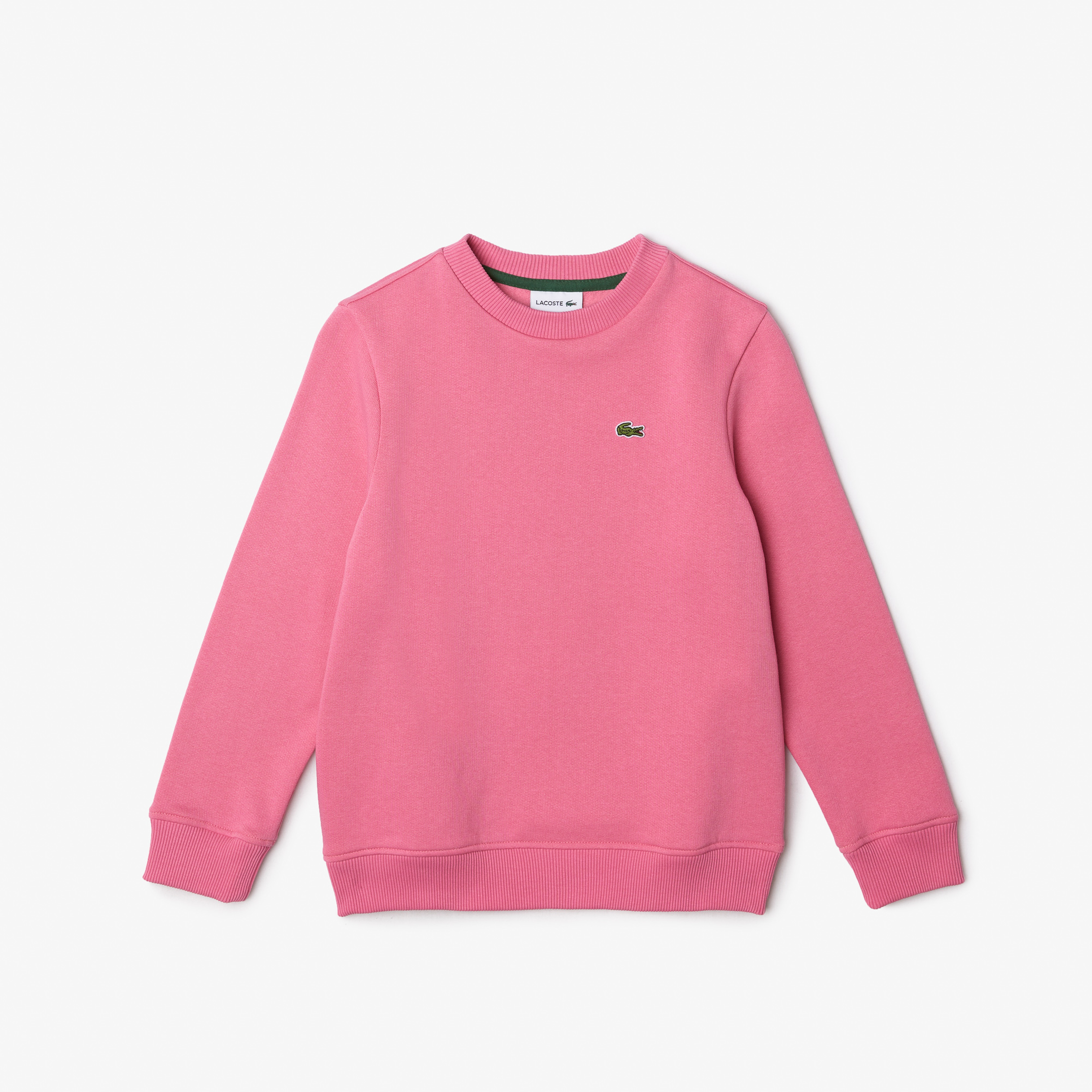 Çocuk Bisiklet Yaka Pembe Sweatshirt