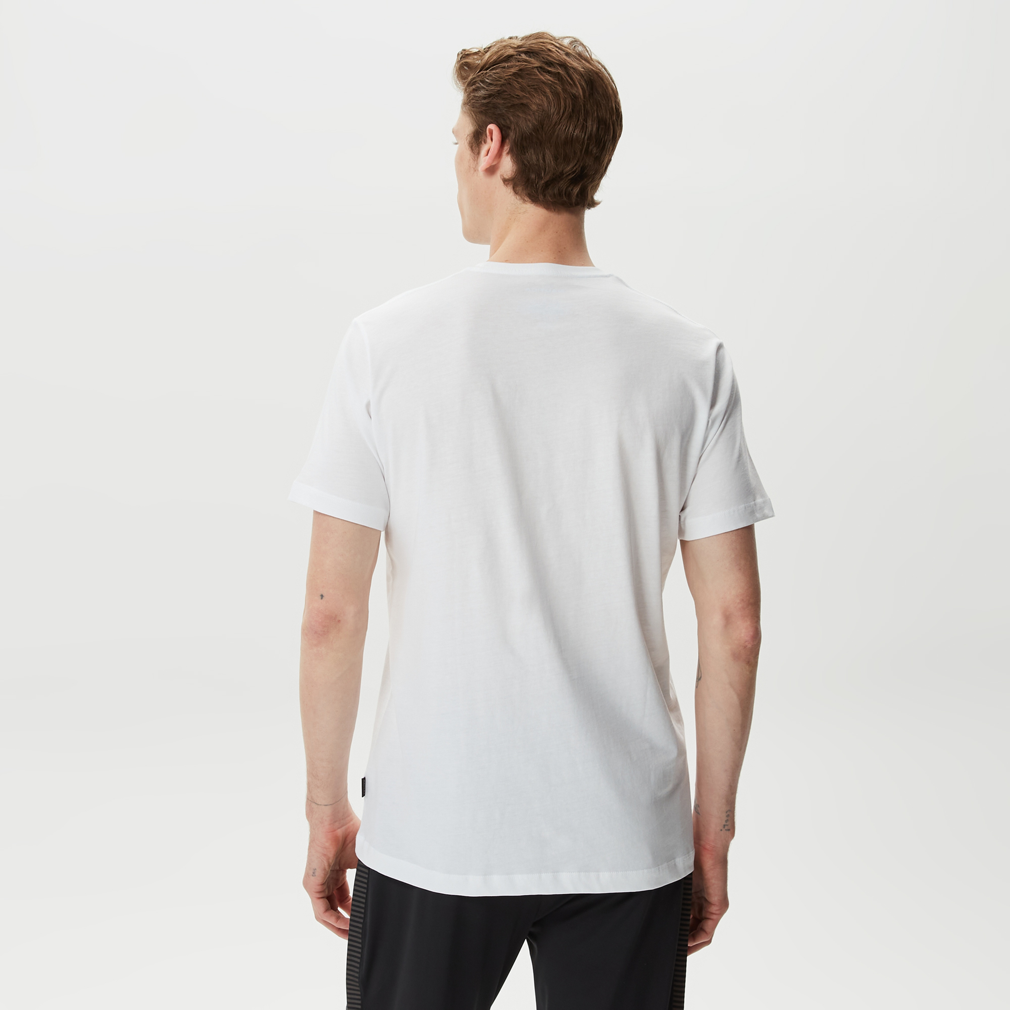 Nautica Erkek Beyaz Baskılı T-Shirt